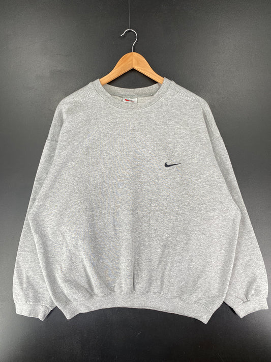 90’s NIKE MINI SWOOSH Size XL Vintage Sweat-shirt / E8280S
