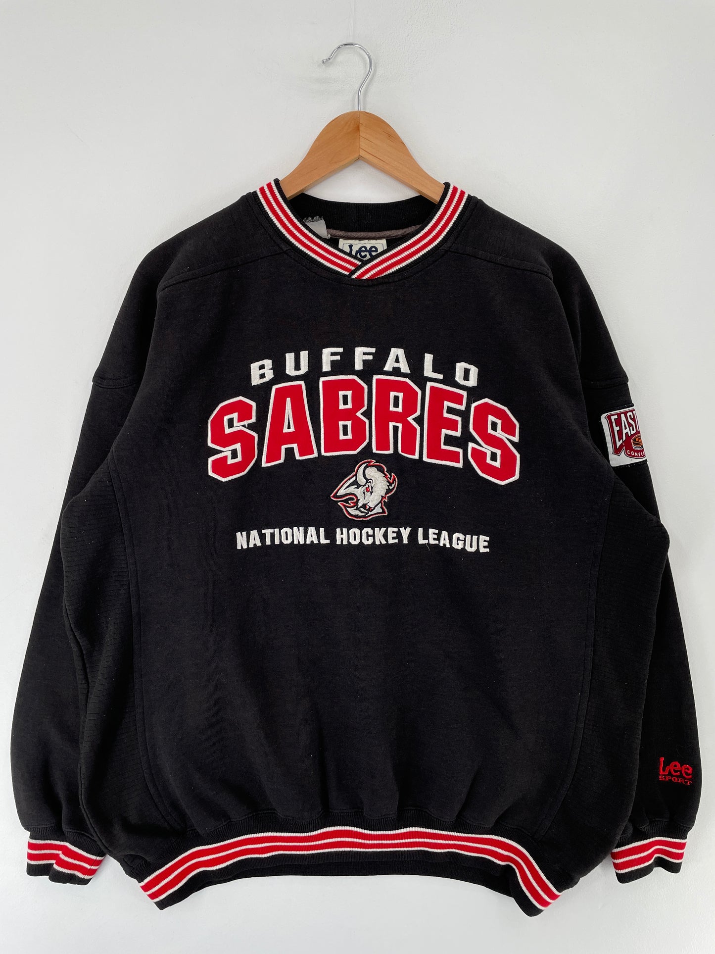 00’ BUFFALO SABRES Size L Vintage NHL Sweat-Shirt / F201S