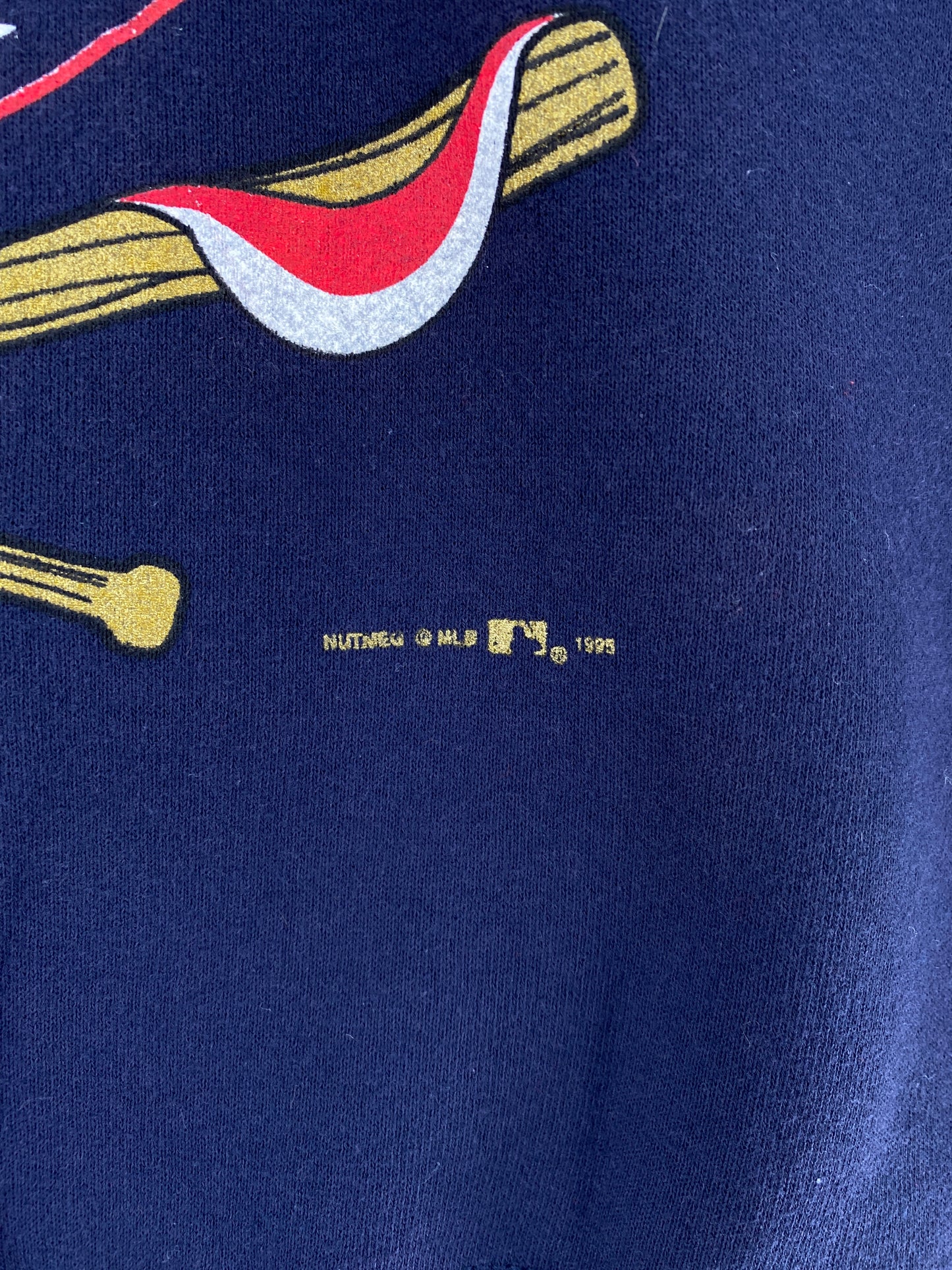 1995 ATLANTA BRVES Made in USA Size L MLB Sweat-Shirt / E8515S