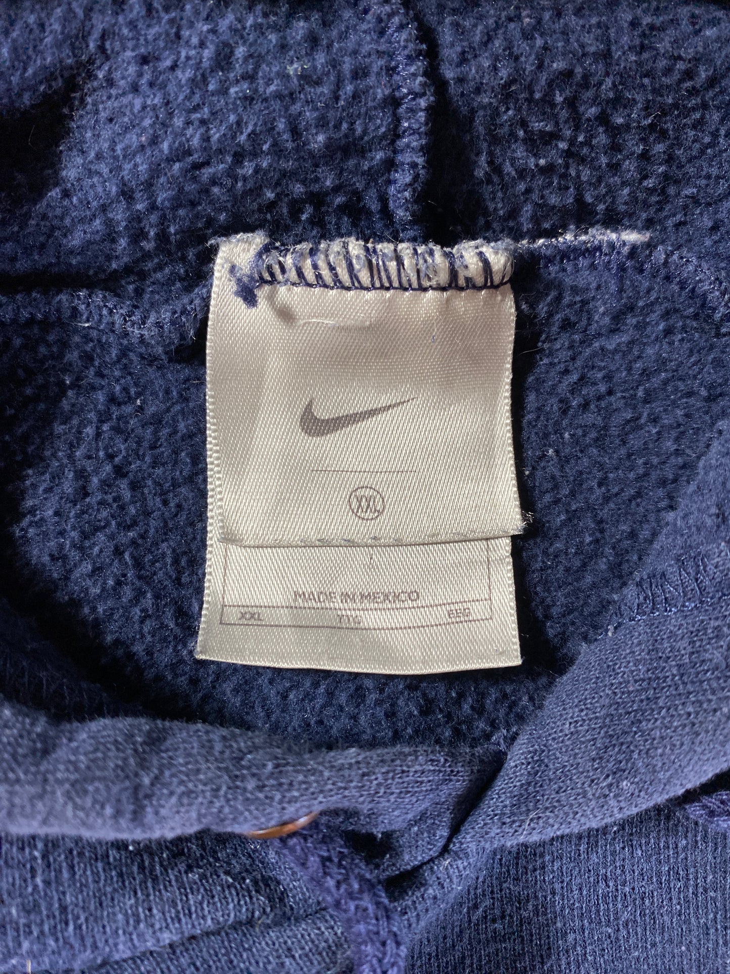 90’s NIKE CENTER SWOOSH Size XXL Vintage Hoodie Sweat-shirt / E8278S