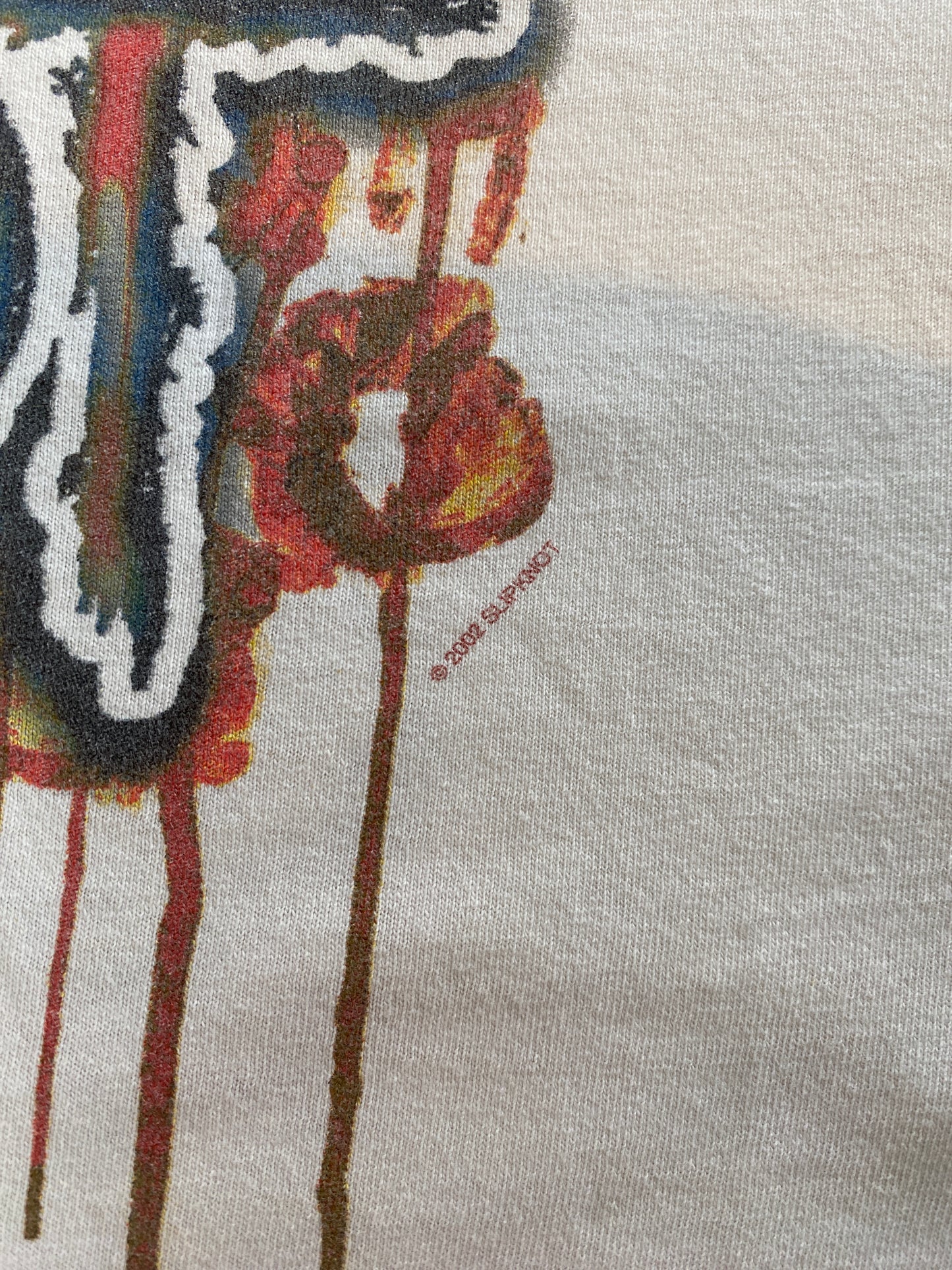 00’ SLIPKNOT Size XL Vintage Music T-shirt / E6981T