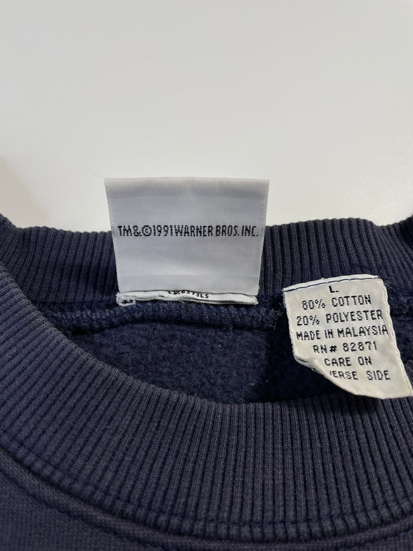 1991 LOONEY TUNES Size L Vintage Sweat-Shirt / F7900S