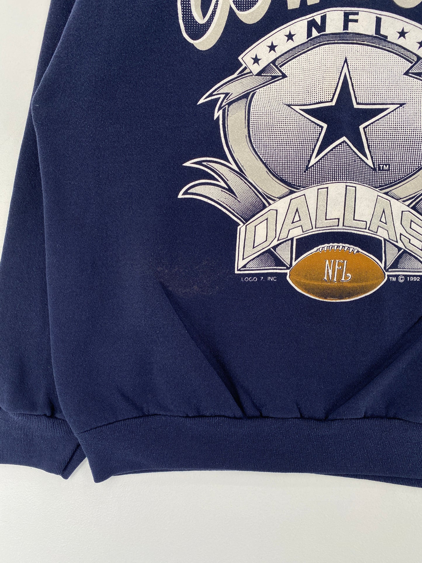 1992 DALLAS COWBOYS Made in USA Size XL NFL Sweat-Shirt / F6400S