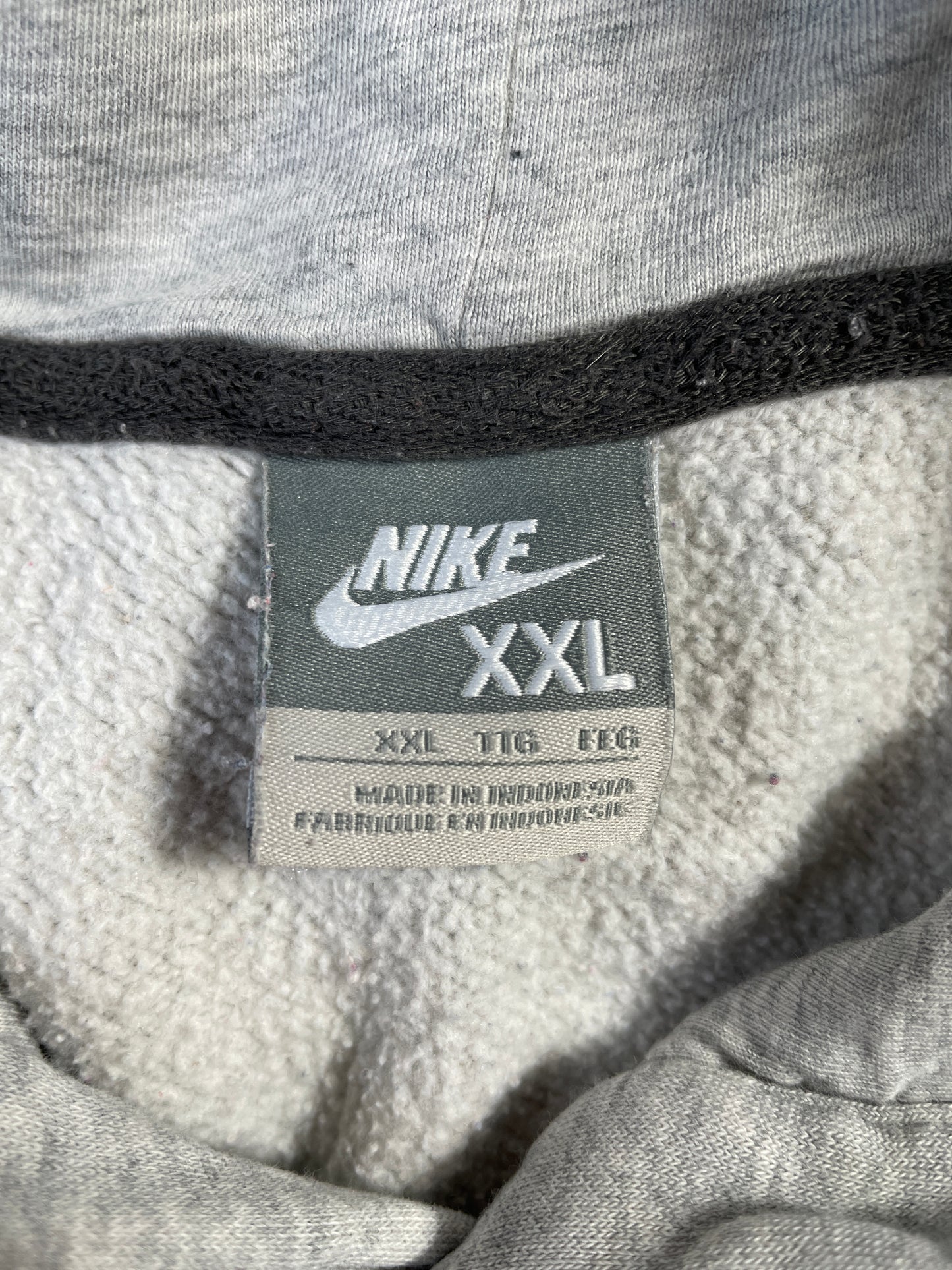 00' NIKE Size XXL Vintage College Hoodie Sweat-Shirt / E8034S