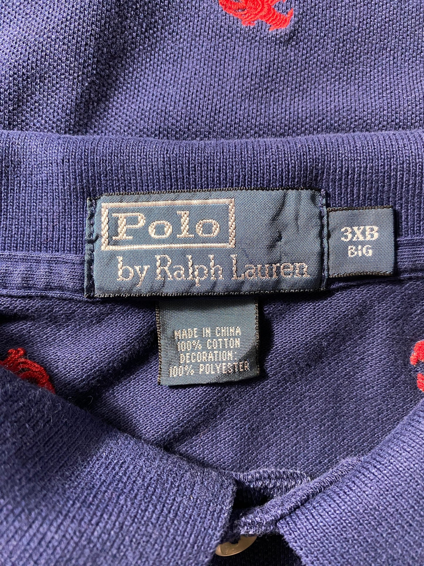 (3XL) 90’s POLO RALPH LAUREN Polo Shirt / A0254B