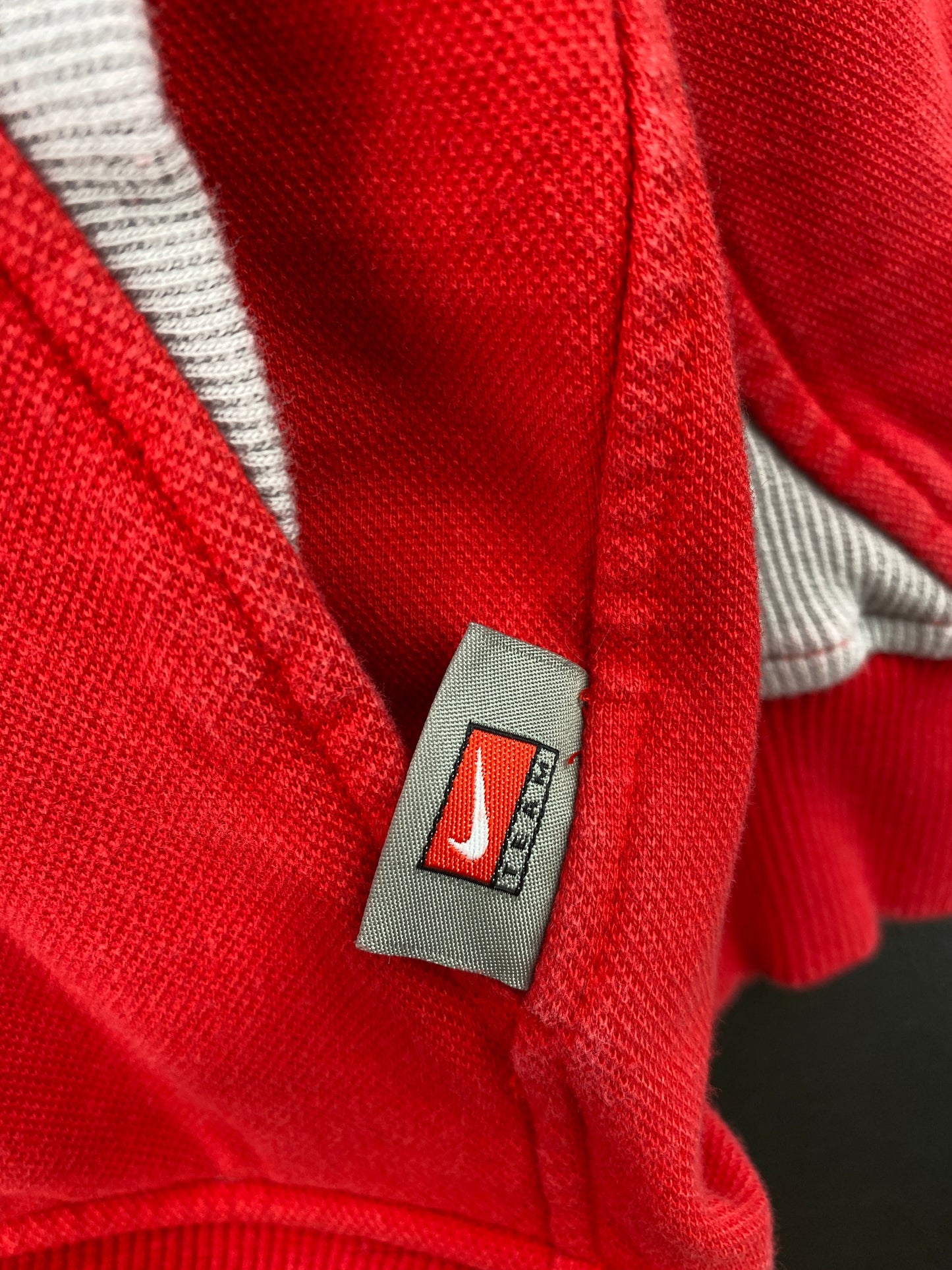 00' NIKE x OHIO STATE Size XXL Vintage College Half Zip Sweat-shirt / F5353S