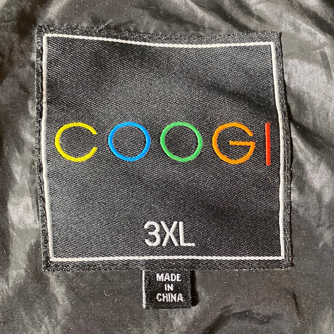 Vintage COOGI Size XXXL Zip Up Knit x Padded Jacket / F8432K
