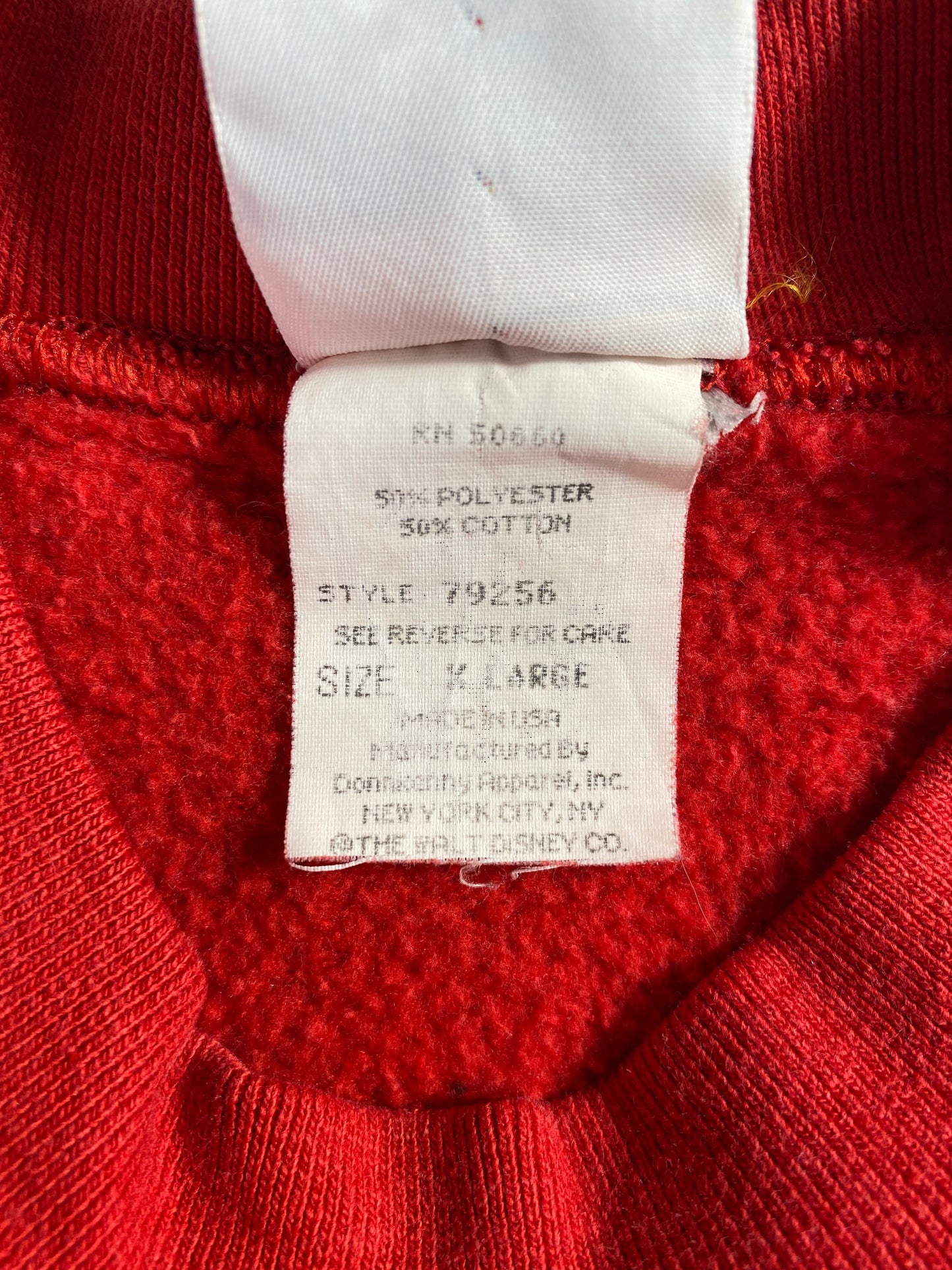 90’s DISNEY MICKEY Made in USA Size XL Vintage Sweat-shirt / E8156S