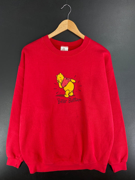 00' DISNEY POOH Made in USA Size L Vintage Sweat-shirt / F4755S