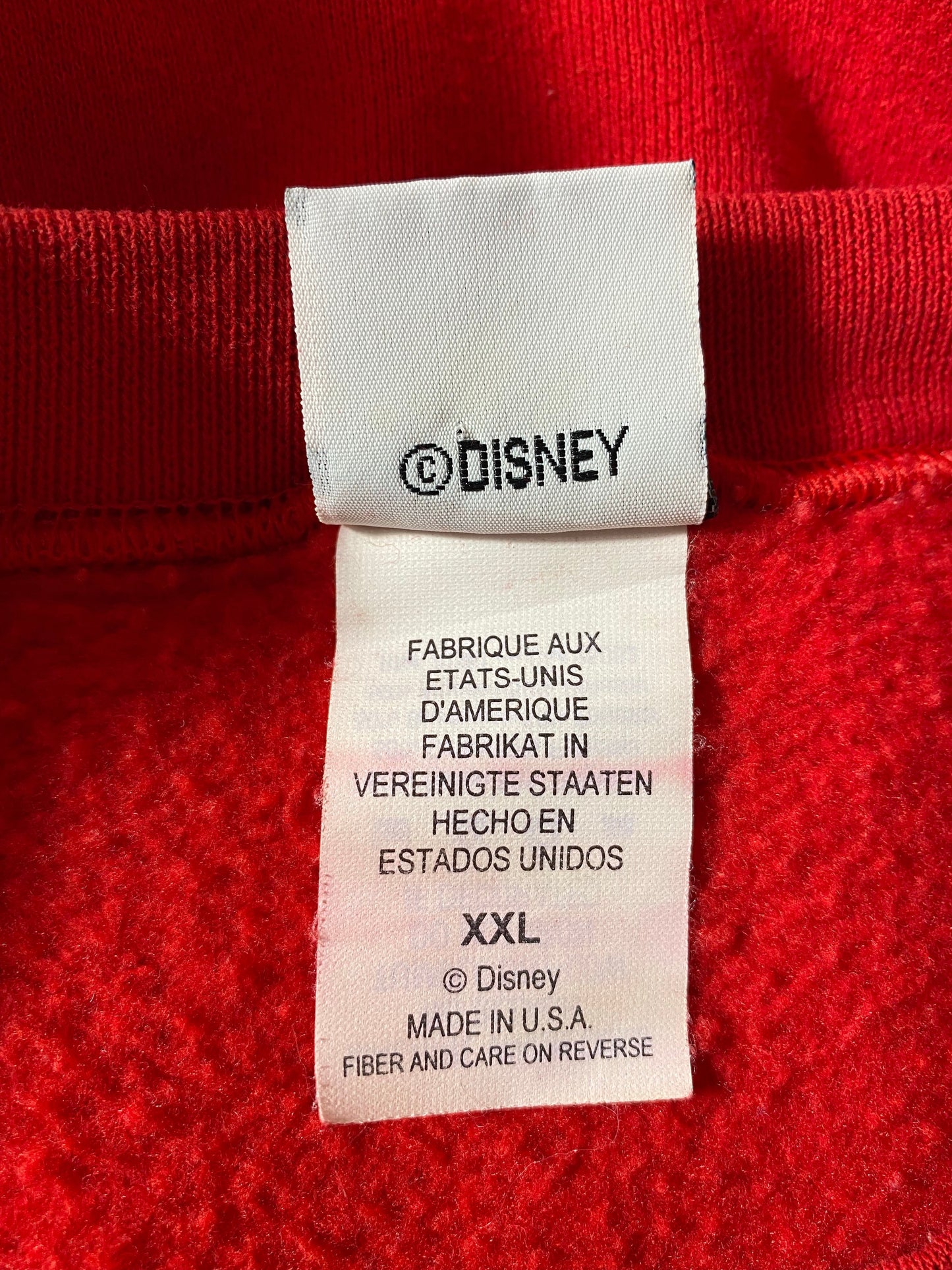 00’ DISNEY MICKEY Made in USA Size XXL Vintage Sweat-shirt / G6467S