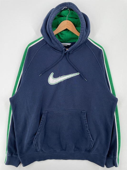 00’ NIKE Size XL Vintage Hoodie Sweat-Shirt / F9218S