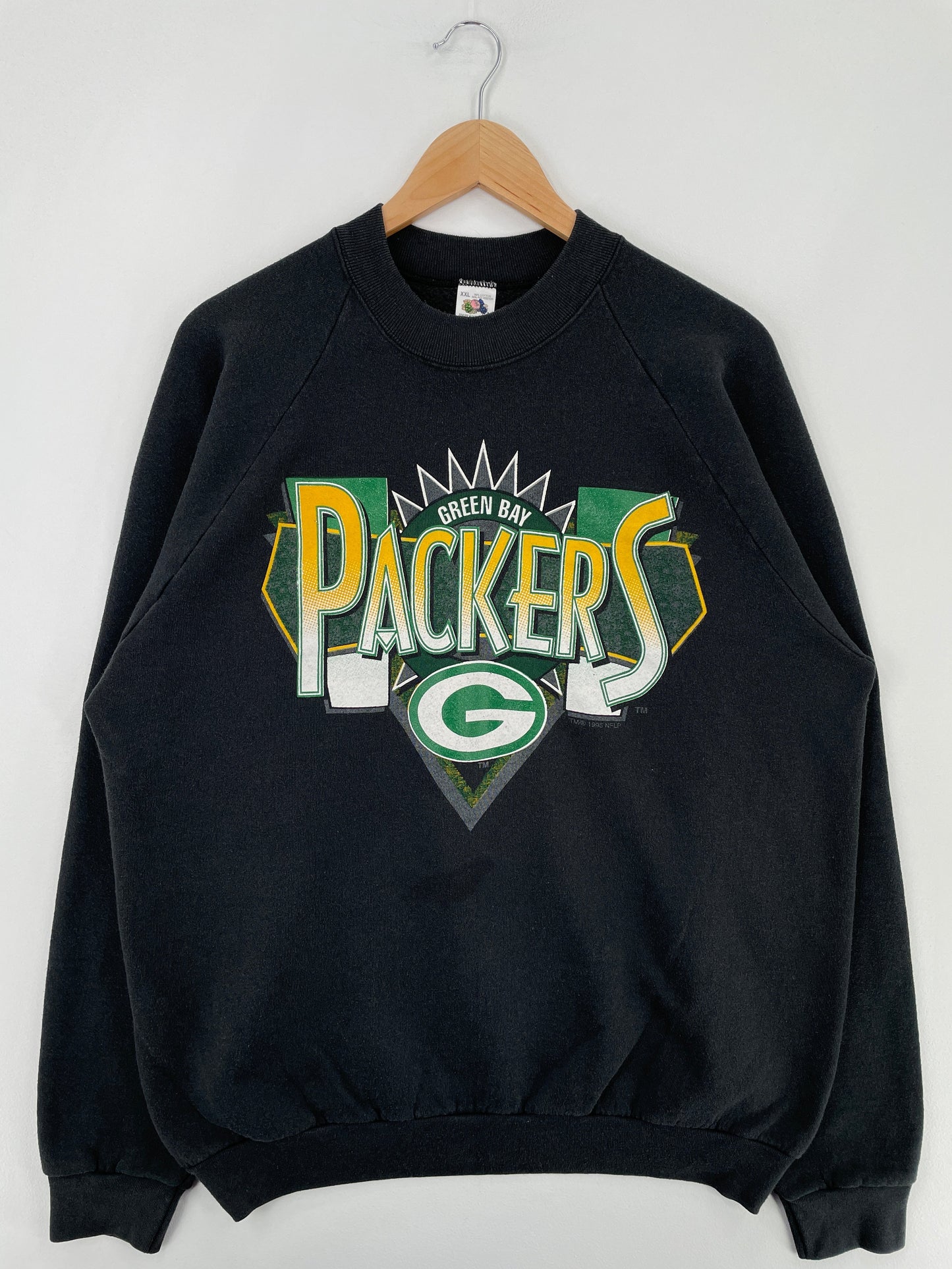 1995 GREEN BAY PACKERS Made in USA Size XXL Vintage NFL Sweat-shirt / F8347S