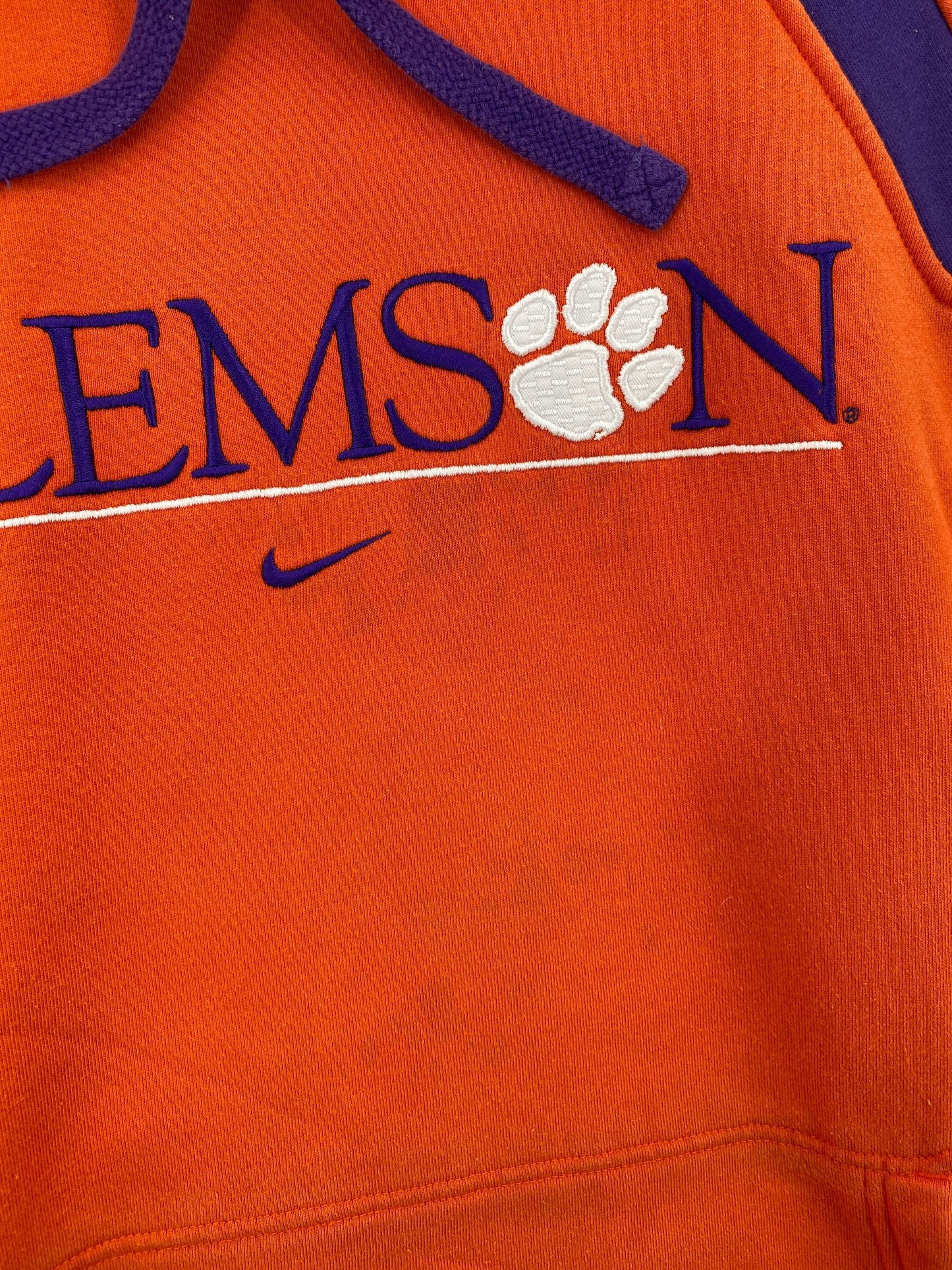 00' NIKE x SOUTH CAROLINA CLEMSON Size L Vintage College Hoodie Sweat-Shirt / G3491S