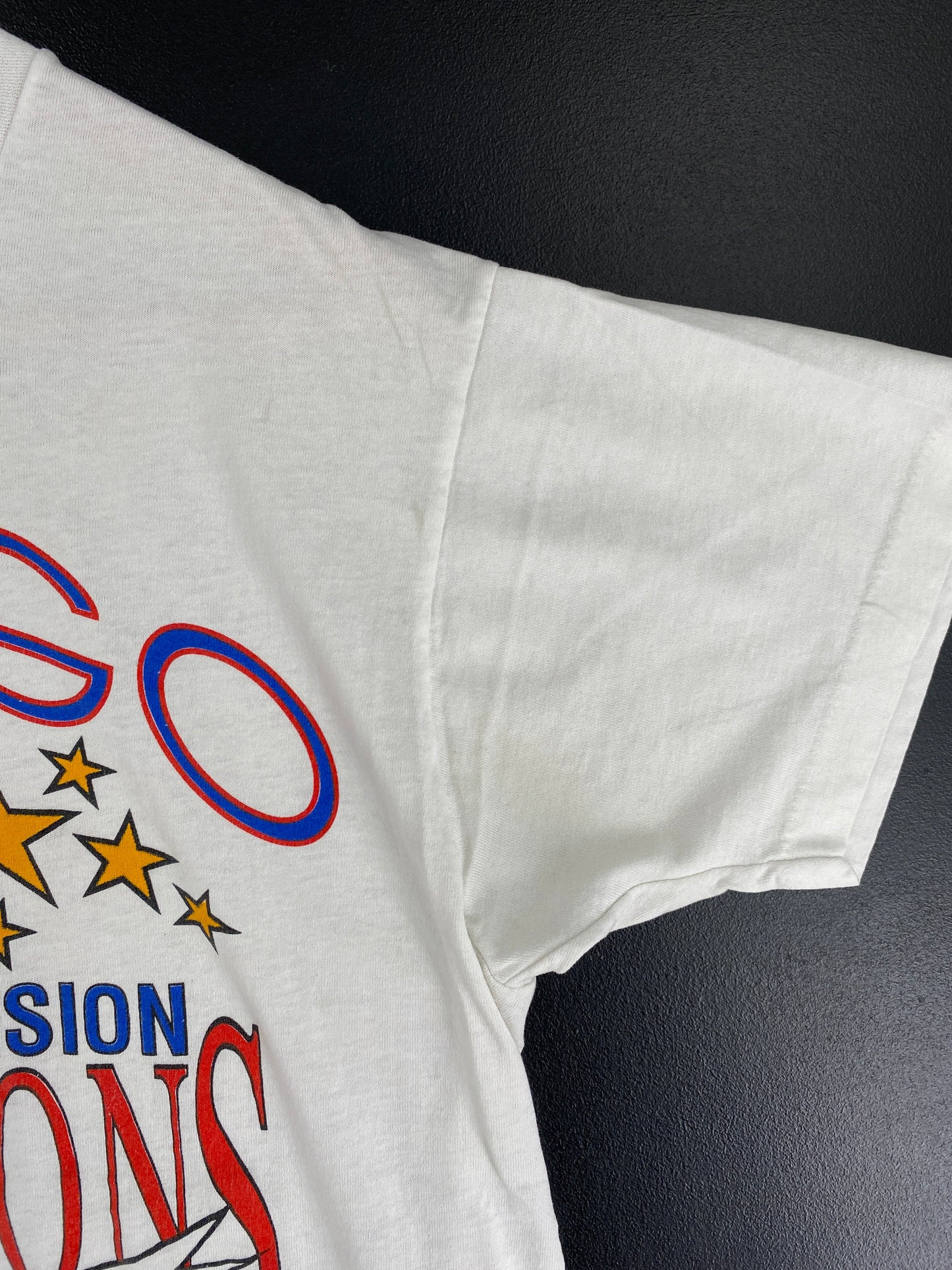 1989 CHICAGO CUBS Made in USA Size L Vintage MLB T-Shirt / G3500T