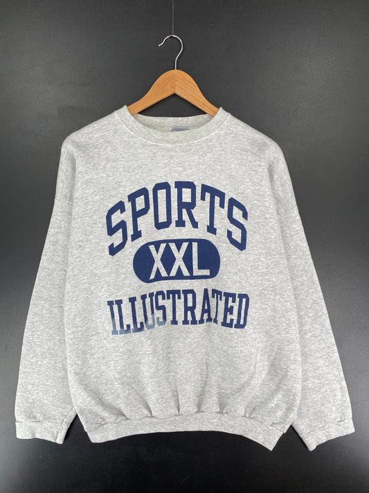 90’s SPORTS ILLUSTRATED Made in USA Approx. Size L Vintage College Sweat-shirt / E7860S