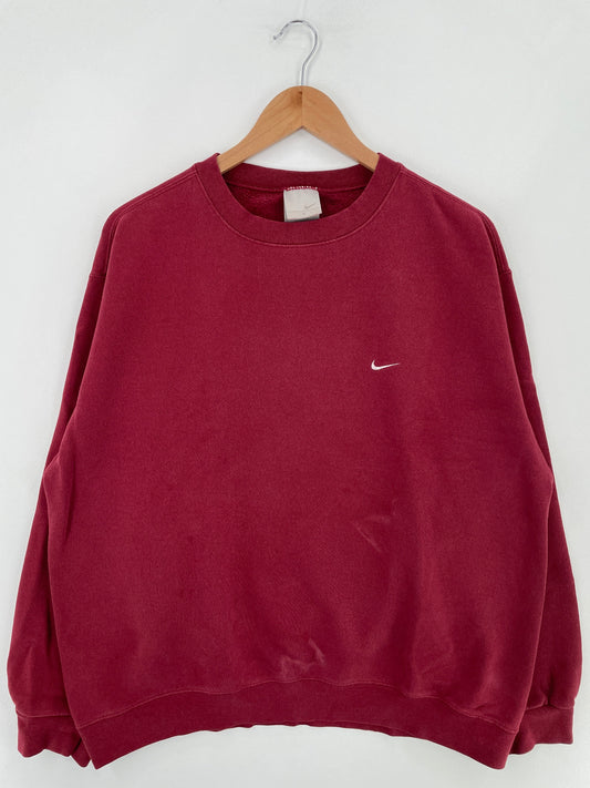 90’s NIKE MINI SWOOSH Size L Vintage Sweat-shirt / G1931S