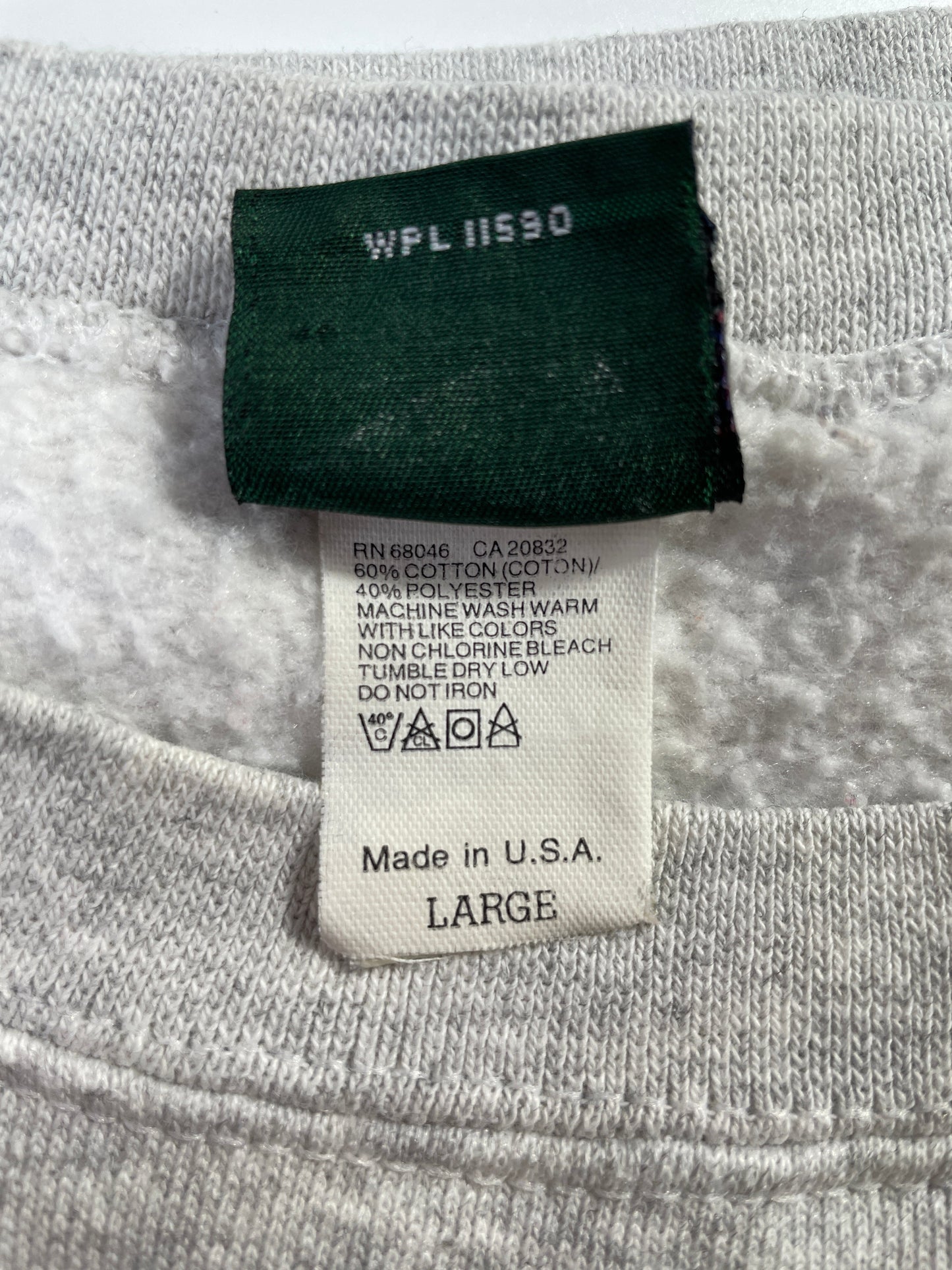 90's KEAN Made in USA Size L Vintage College Sweat-Shirt / G4141S