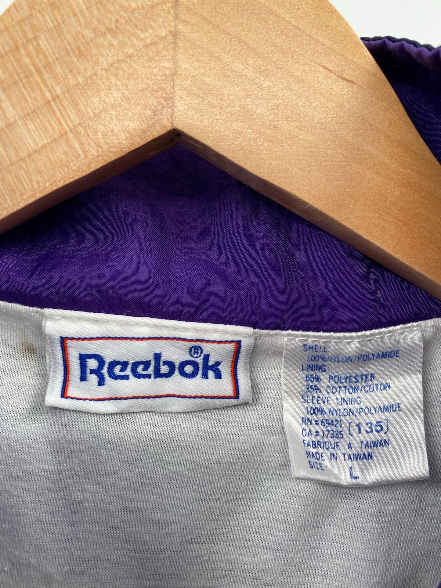 90’s REEBOK Size L Vintage Nylon Jacket / F2312N