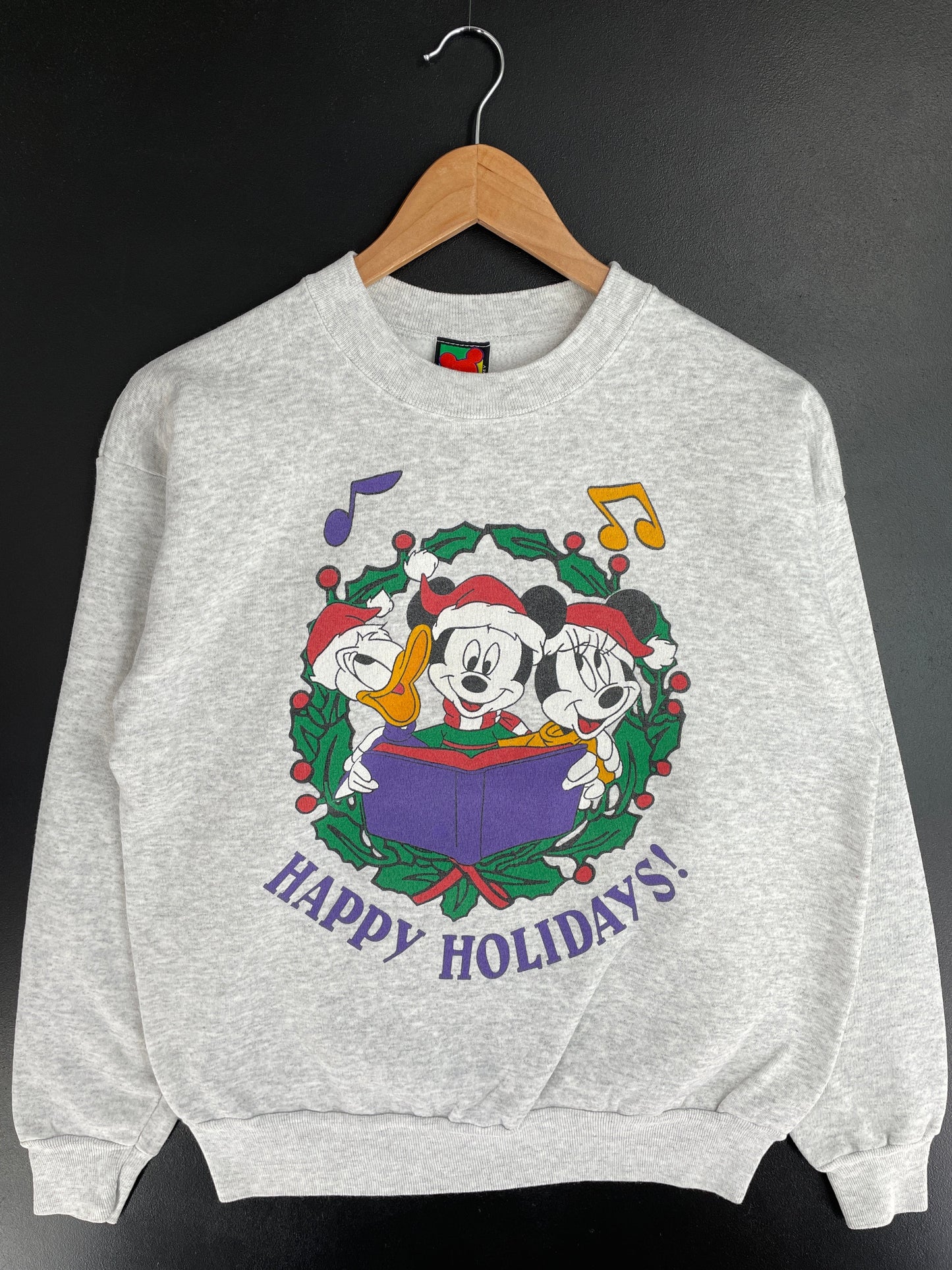 90's DISNEY CHRISTMAS Size XL Vintage Sweat-shirt / F6065S