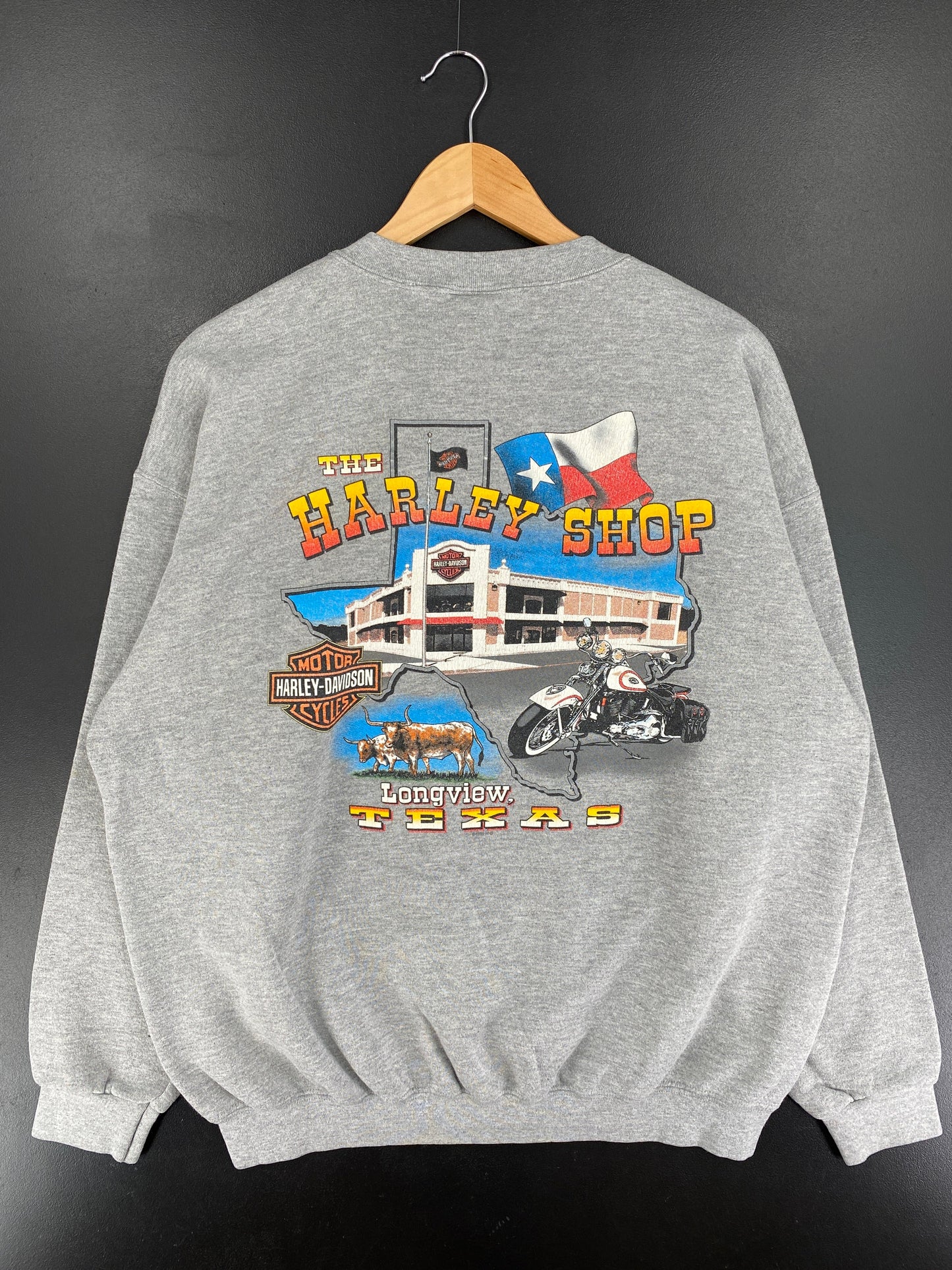 1999 HARLEY DAVIDSON Made in USA Size XL Vintage Sweat-Shirt / F4561S