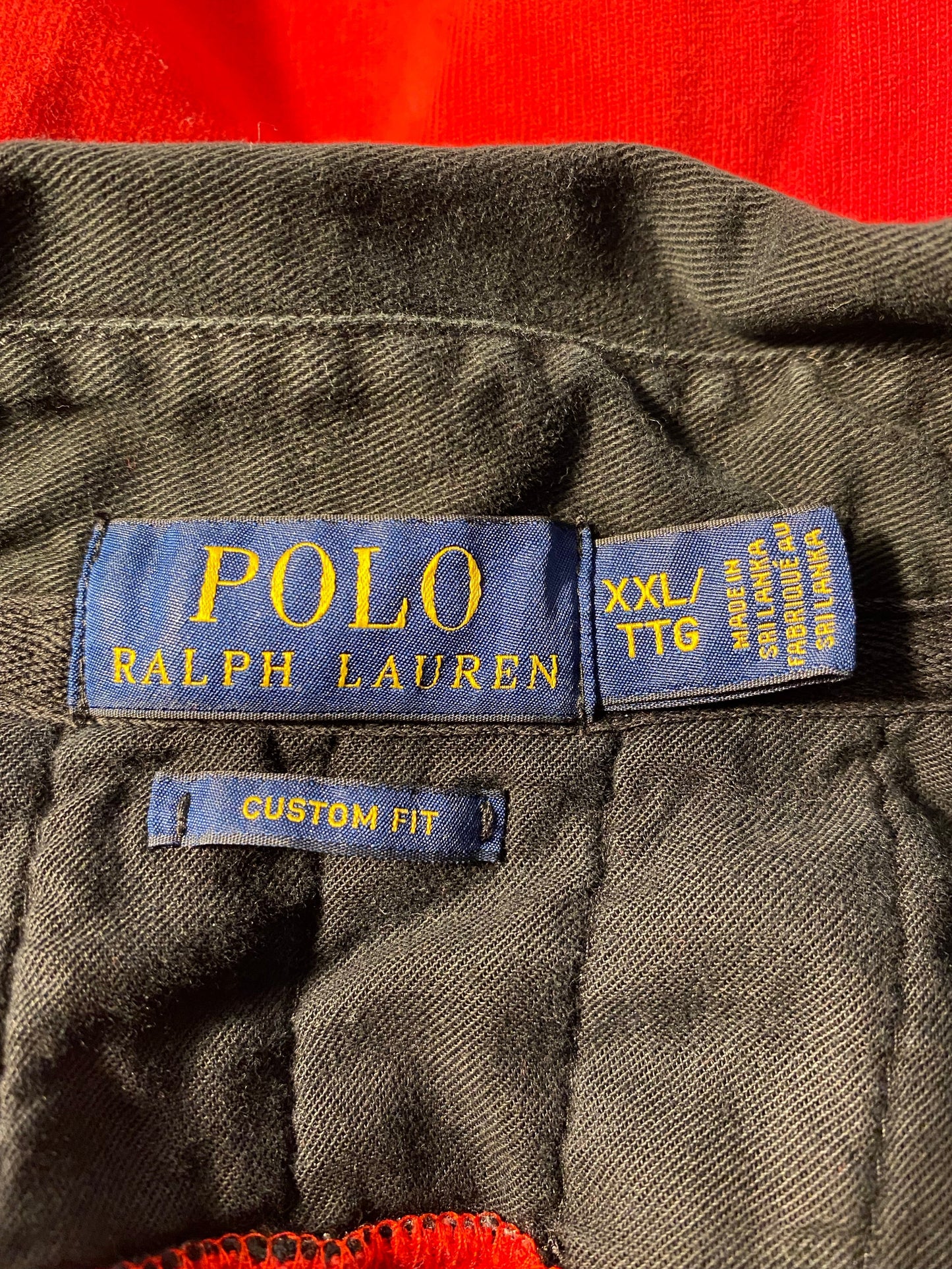 00’ POLO RALPH LAUREN Size XXL Vintage Rugby-shirt / E7611R