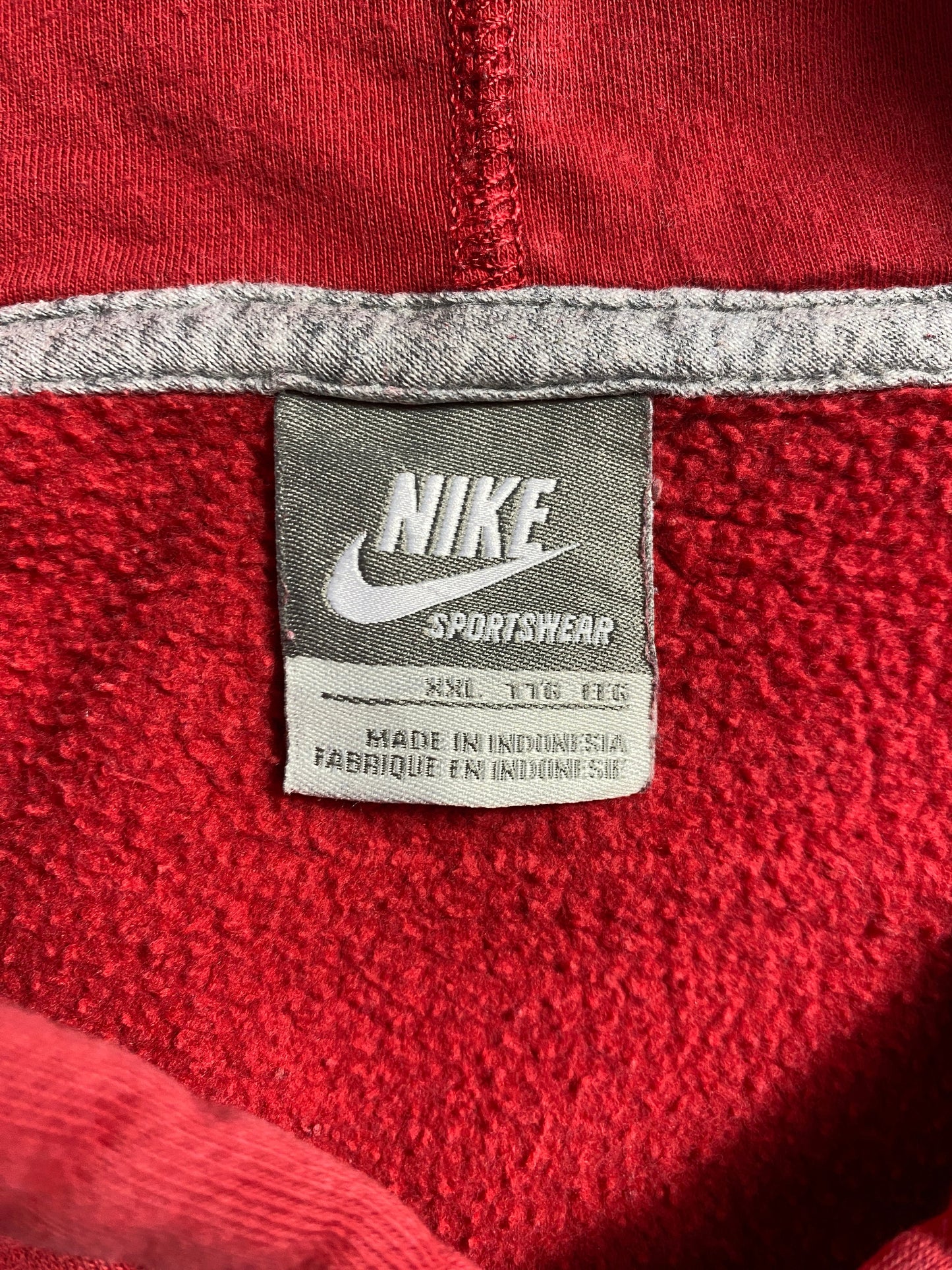 00' NIKE Size XXL Vintage Hoodie Sweat-Shirt / F8338S