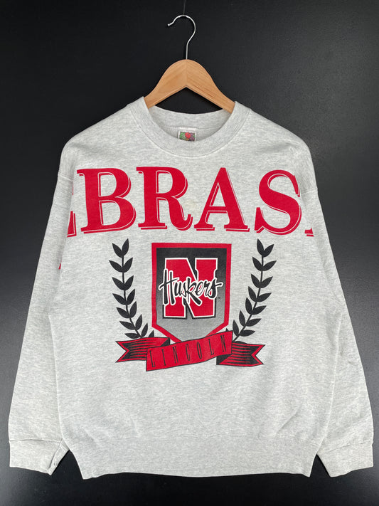 00’ NEBRASKA HUSKERS Size L Vintage College Sweat-Shirt / E7060S