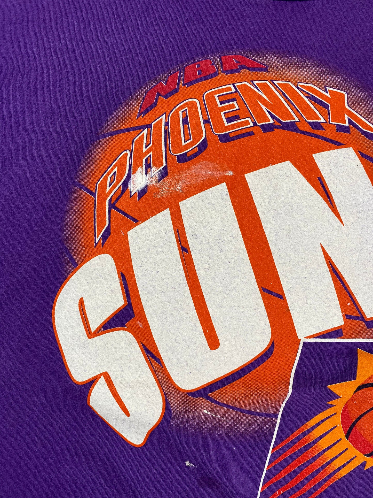 90’s PHOENIX SUNS Size XL NBA T-shirt / E9661T
