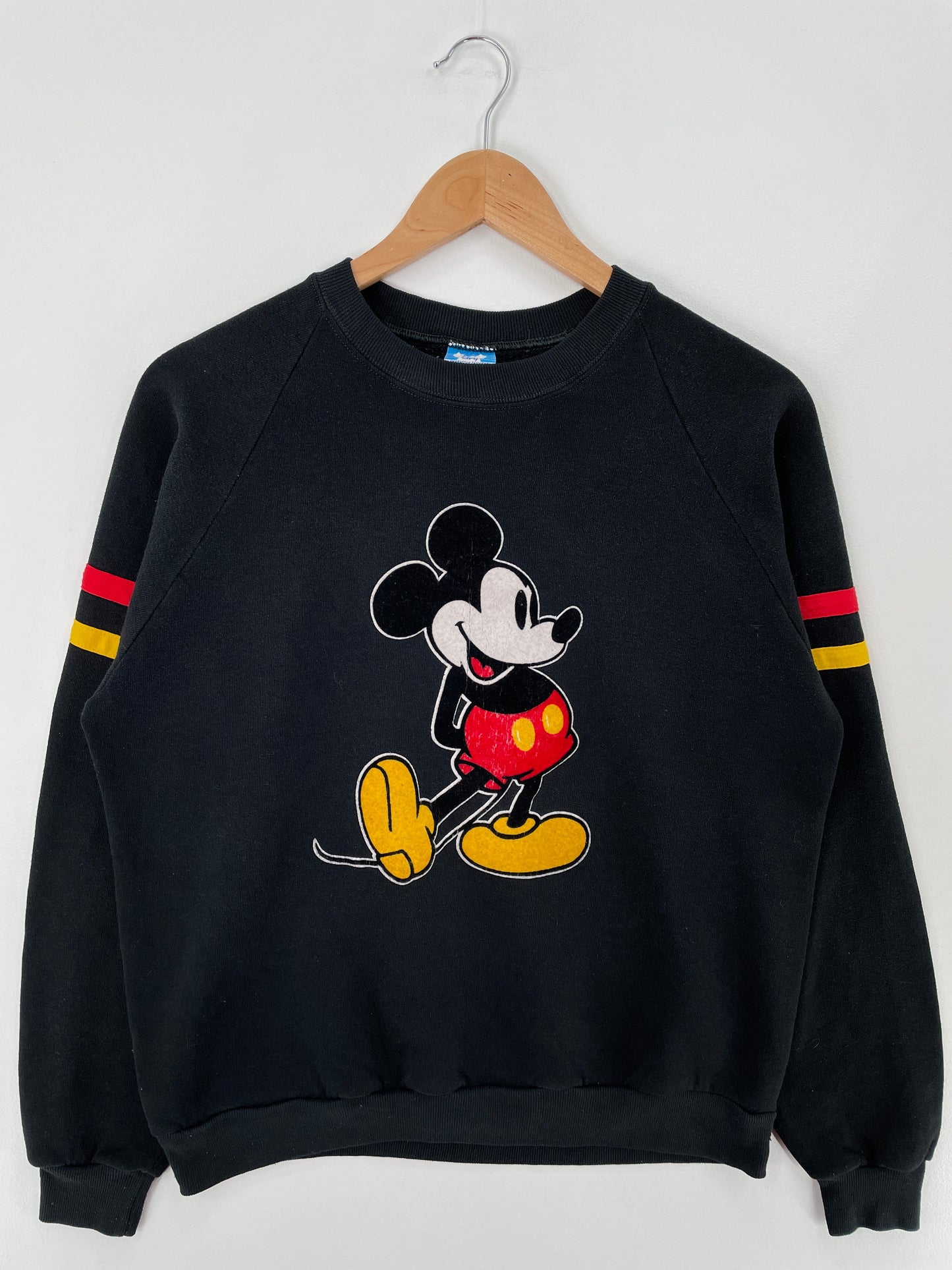 80's DISNEY MICKEY Made in USA Size L Vintage Sweat-shirt / F8291S