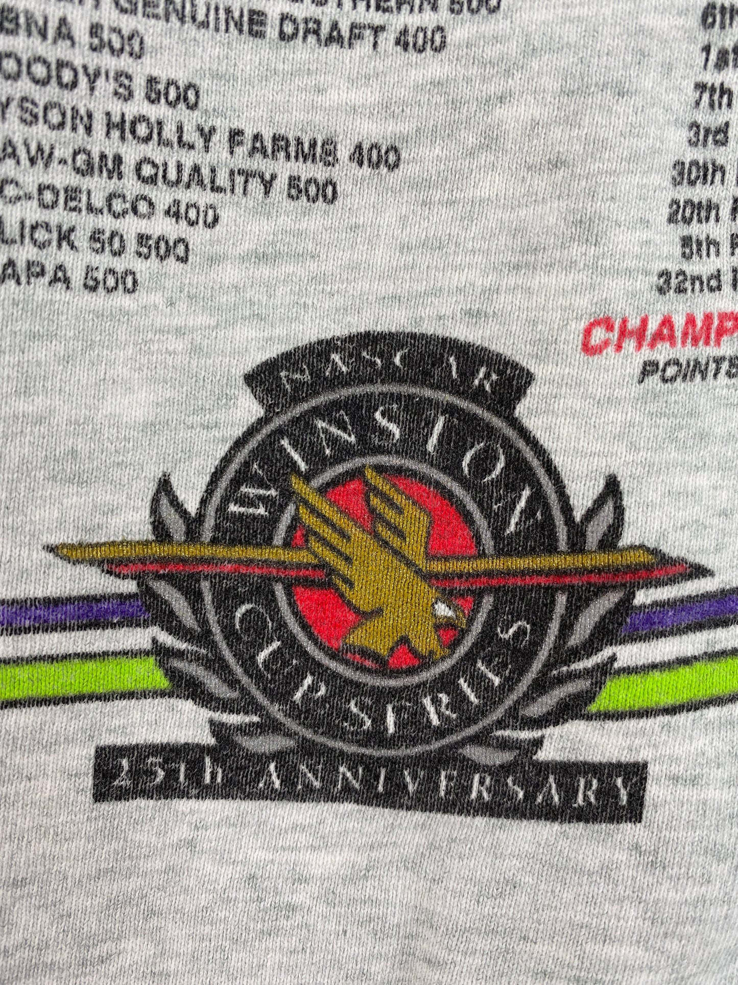 1995 WINSTON CUP CHAMPIONSHIP TOUR Made in USA Size L Vintage Racing Sweat-shirt / F1550S