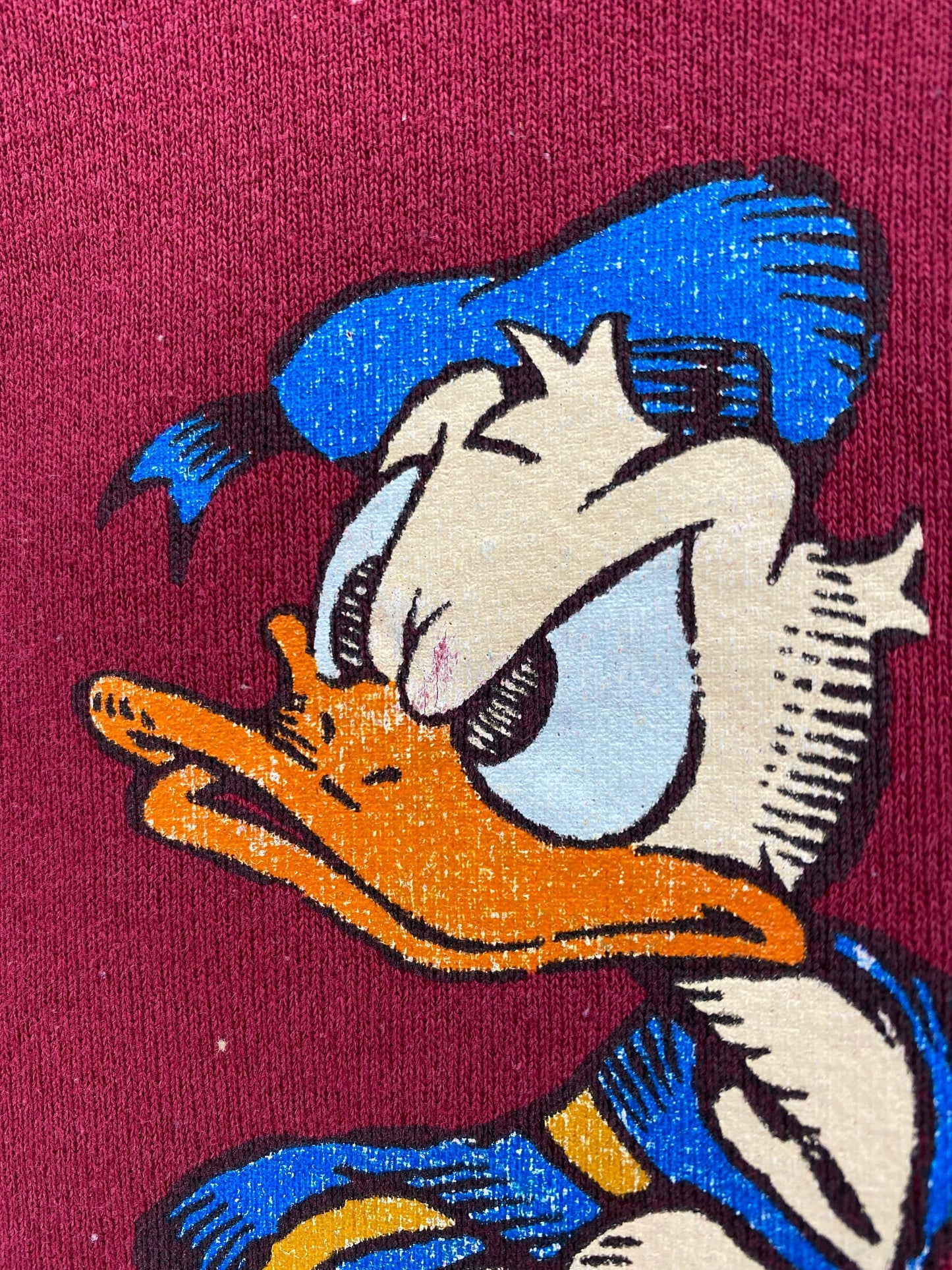 00' DISNEY DONALD DUCK Size Approx.L/XL Vintage Sweat-shirt / G4973S