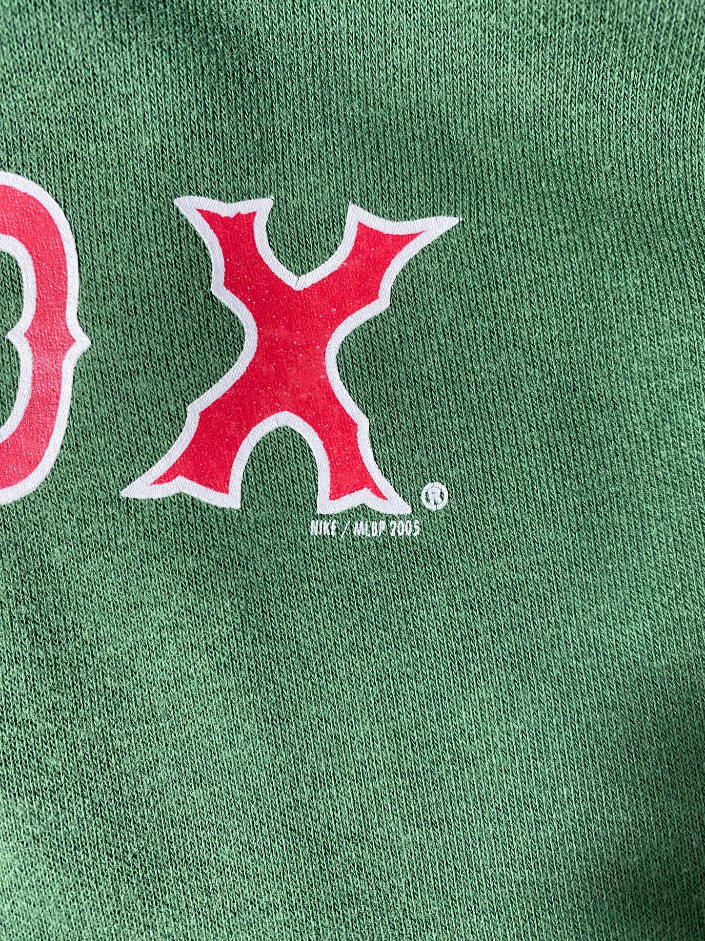 2005 NIKE x BOSTON RED SOX Size XL Vintage MLB Hoodie Sweat-Shirt / E7866S