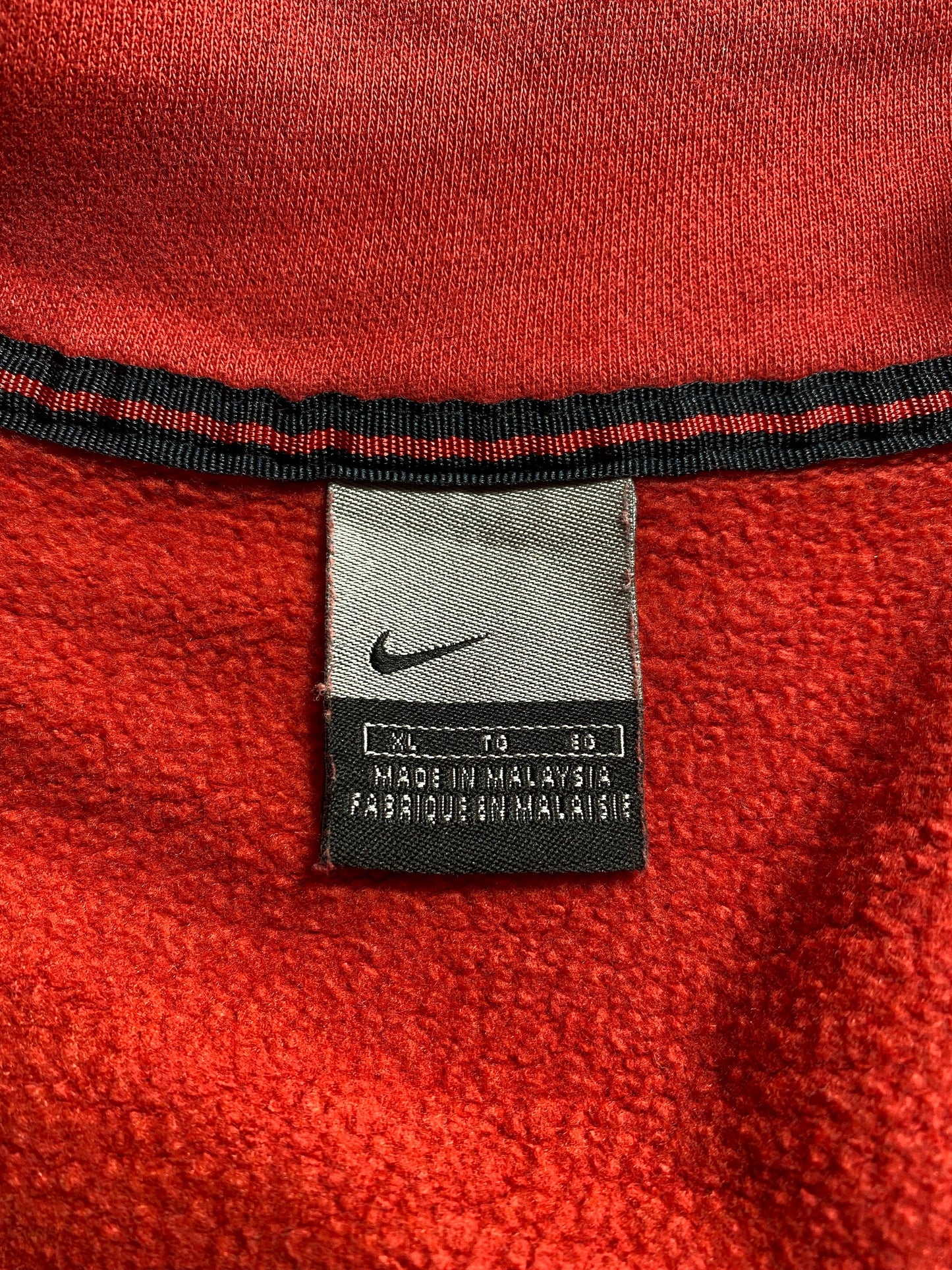 00’ NIKE Size XL Vintage Half Zip-up Sweat-shirt / G7207S