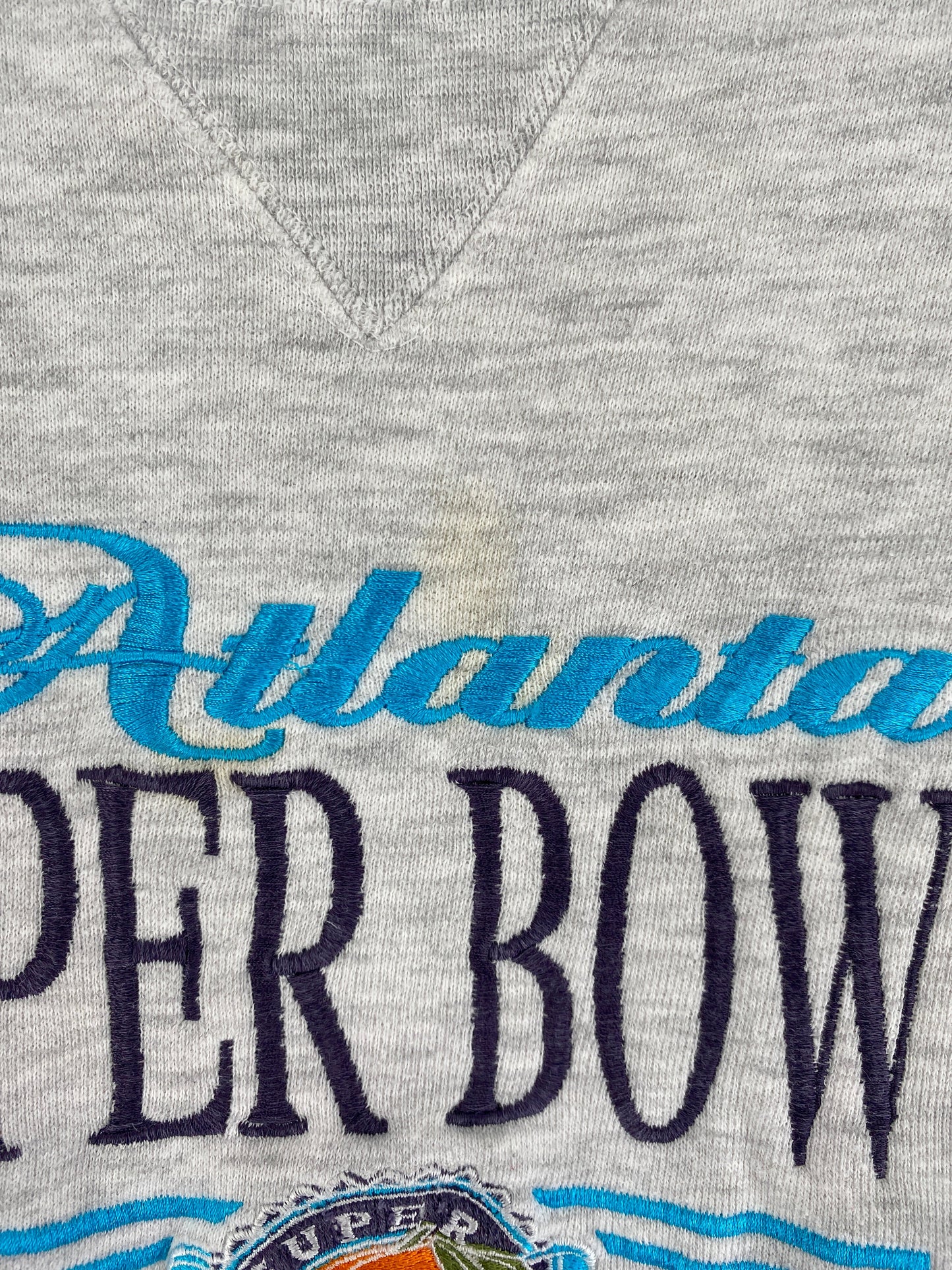 1993 SUPER BOWL ATLANTA Size L Vintage NFL Sweat-Shirt / F6956S