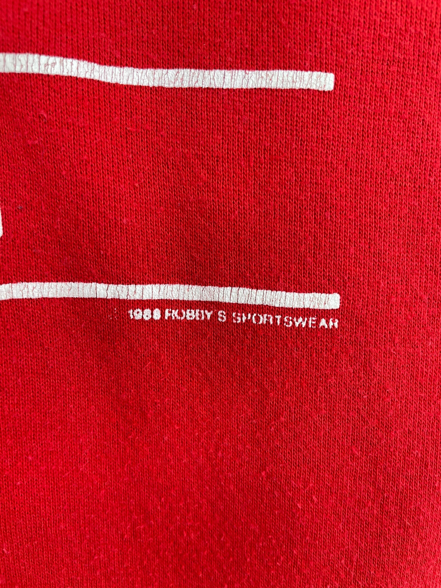 1988 RUSSELL x UNIVERSITY OF OKLAHOMA SOONERS Size XL Vintage College Sweat Shirt / F5218S