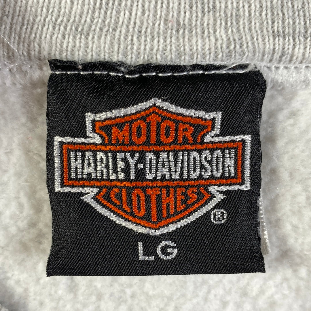 1993 HARLEY DAVIDSON Made in USA Size L Vintage Sweat-Shirt / E9888S