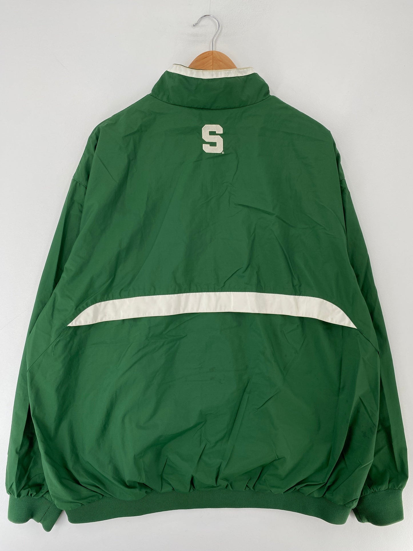 00' NIKE x MICHIGAN STATE Size XXL Vintage Nylon Jacket / G4490N