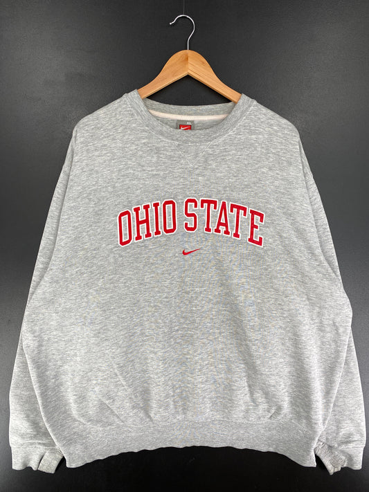 00' NIKE x OHIO STATE Size XL Vintage College Hoodie Sweat Shirt / F2989S
