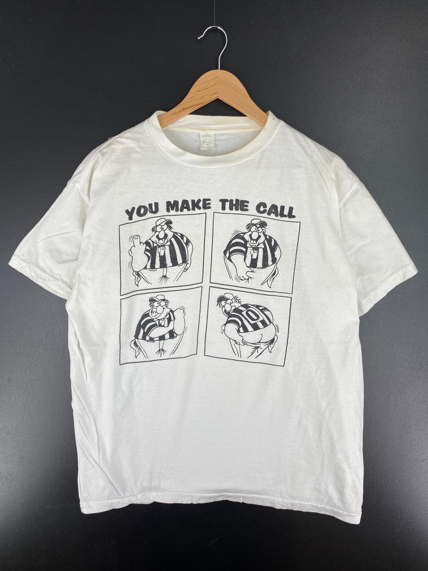 .90's YOU MAKE THE CALL Size XL Vintage T-Shirt / E9095T