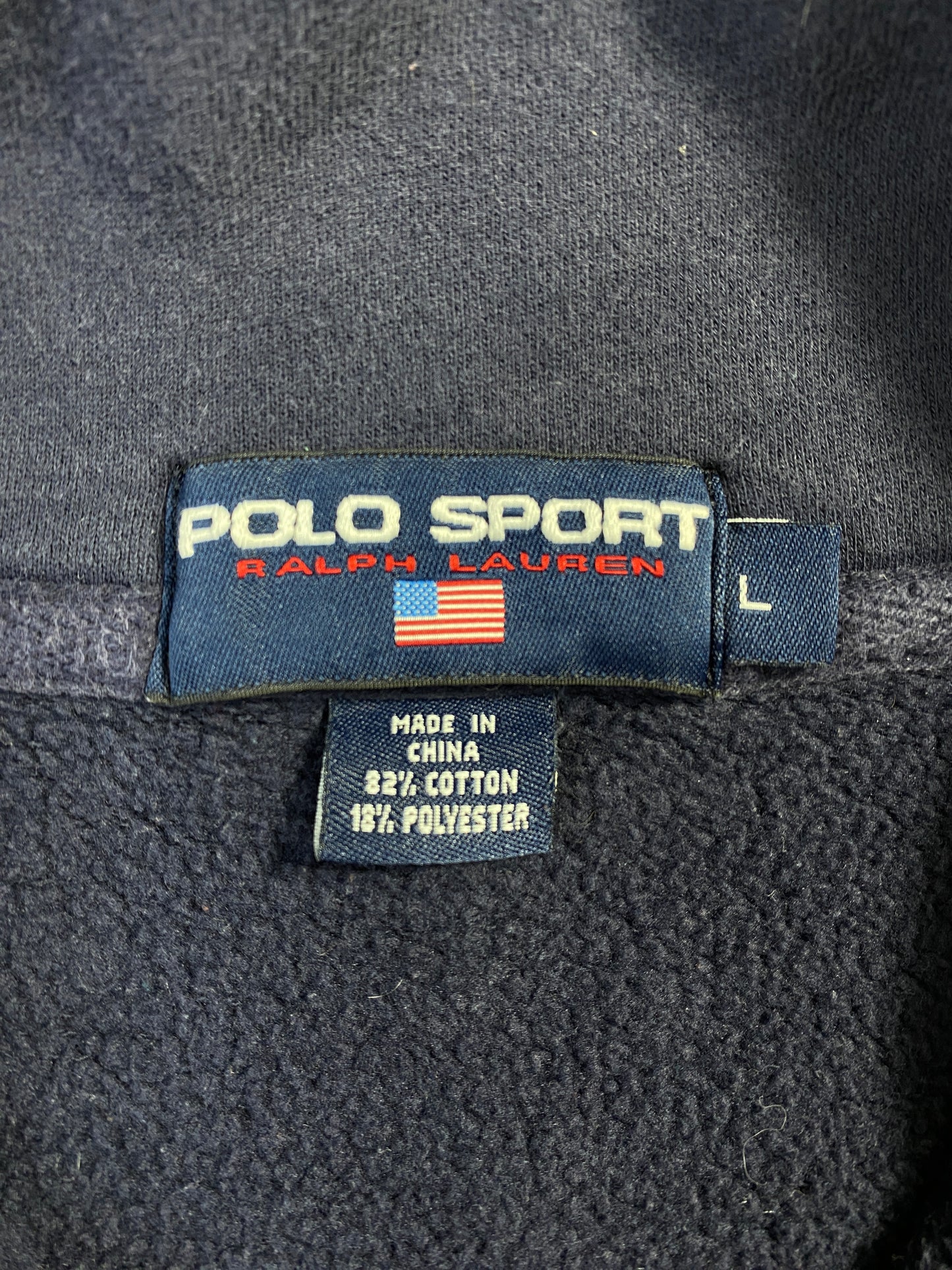 90’s POLO SPORTS RALPH LAUREN SPORT Size L Zip Up Sweat-shirt / E8952S