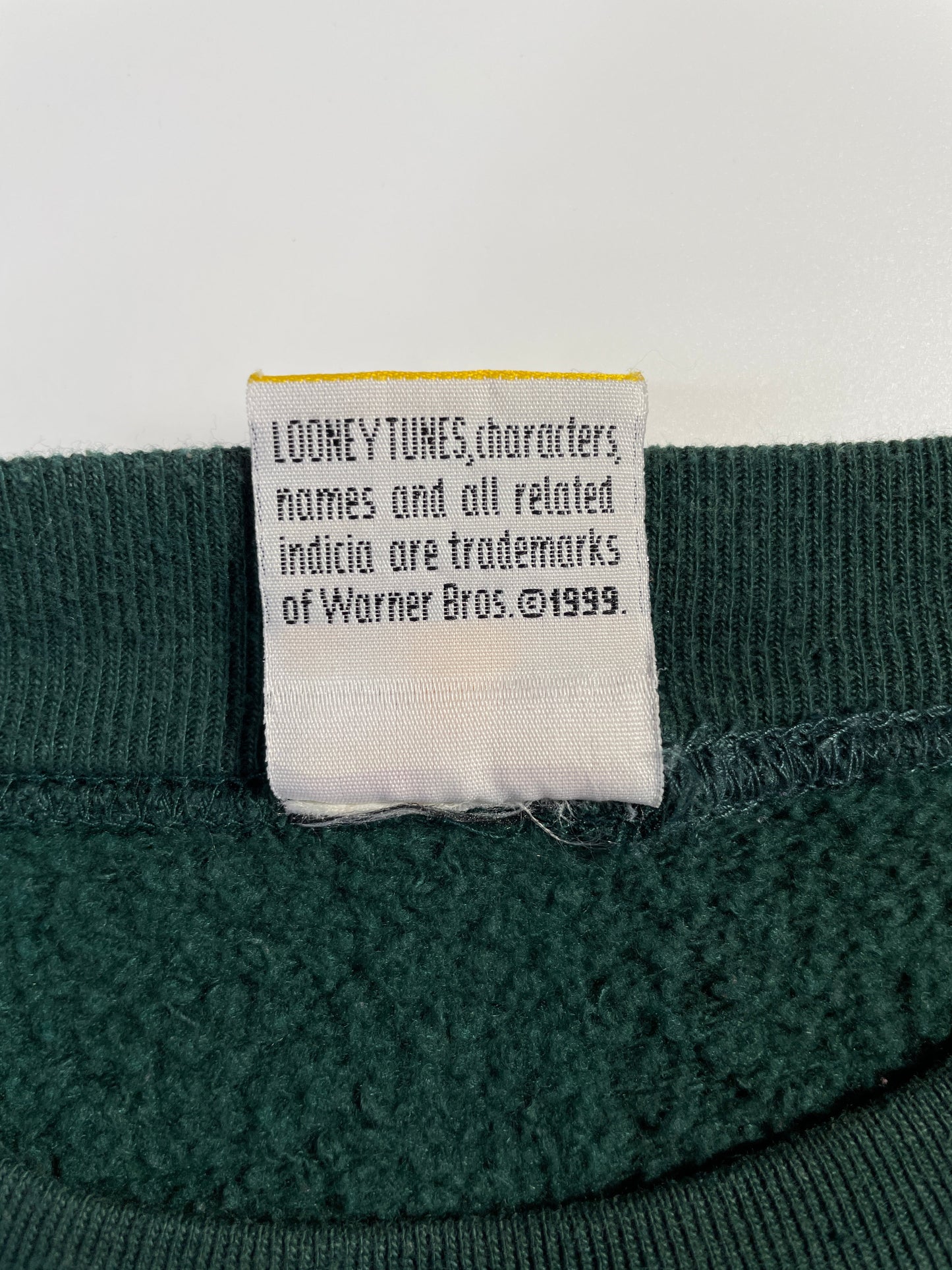 1999 LOONEY TUNES Size Ladies (Approx.XL) Vintage Sweat-shirt / G4451S