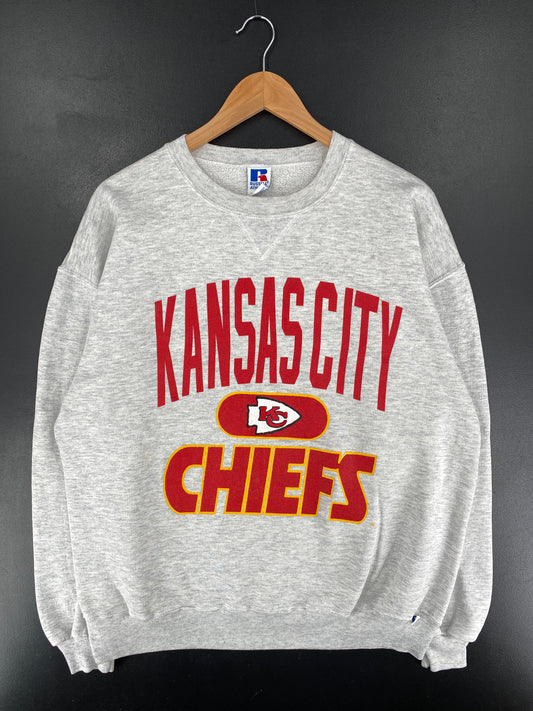 90’s RUSSELL X CHIEFS Made in USA Size XL NFL Sweat-Shirt / E8518S
