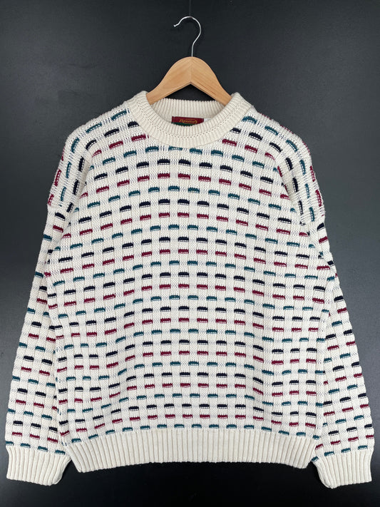 Vintage COOGI Style Size XL Cotton Knit Sweater / F5879K