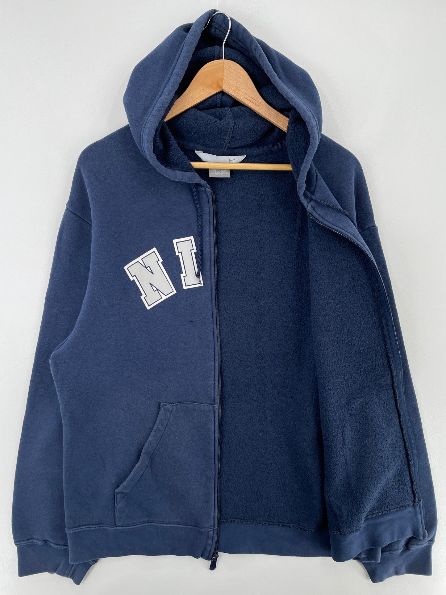 00’ NIKE Size XL Hoodie Zip-up Sweat-Shirt / F2026S