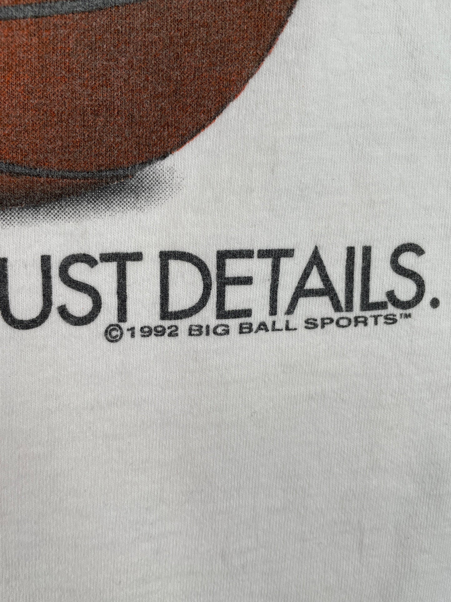 1992 BASKETBALL IS LIFE Made in USA Size L Vintage T-Shirt / F1646T