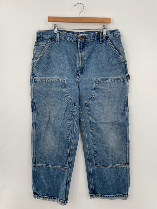 Vintage CARHARTT Double knee Size W40xL27.5 Denim Pants / F91P