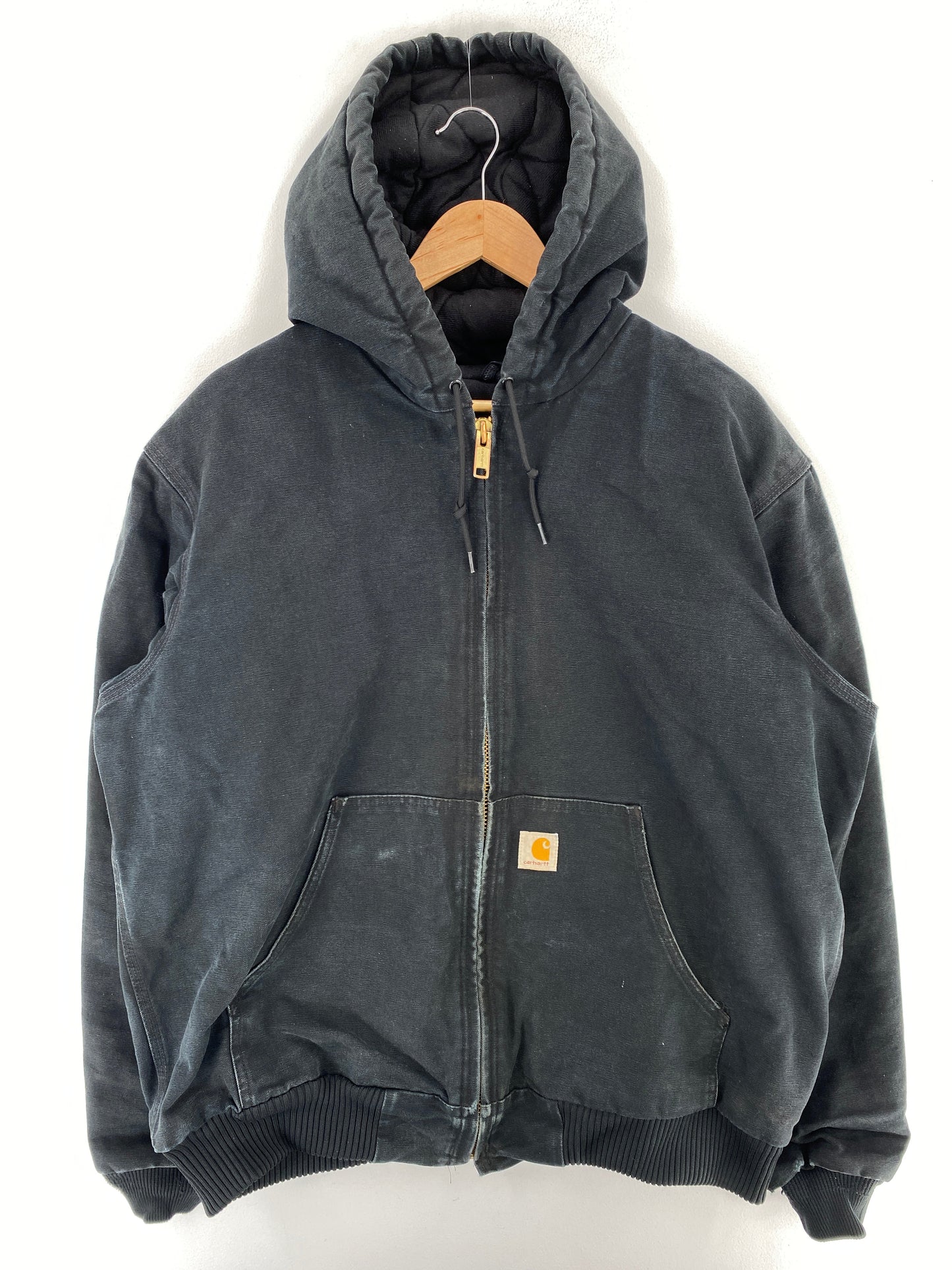 90's CARHARTT Made in USA Size L Zip-Up Duck Jacket / F5782J