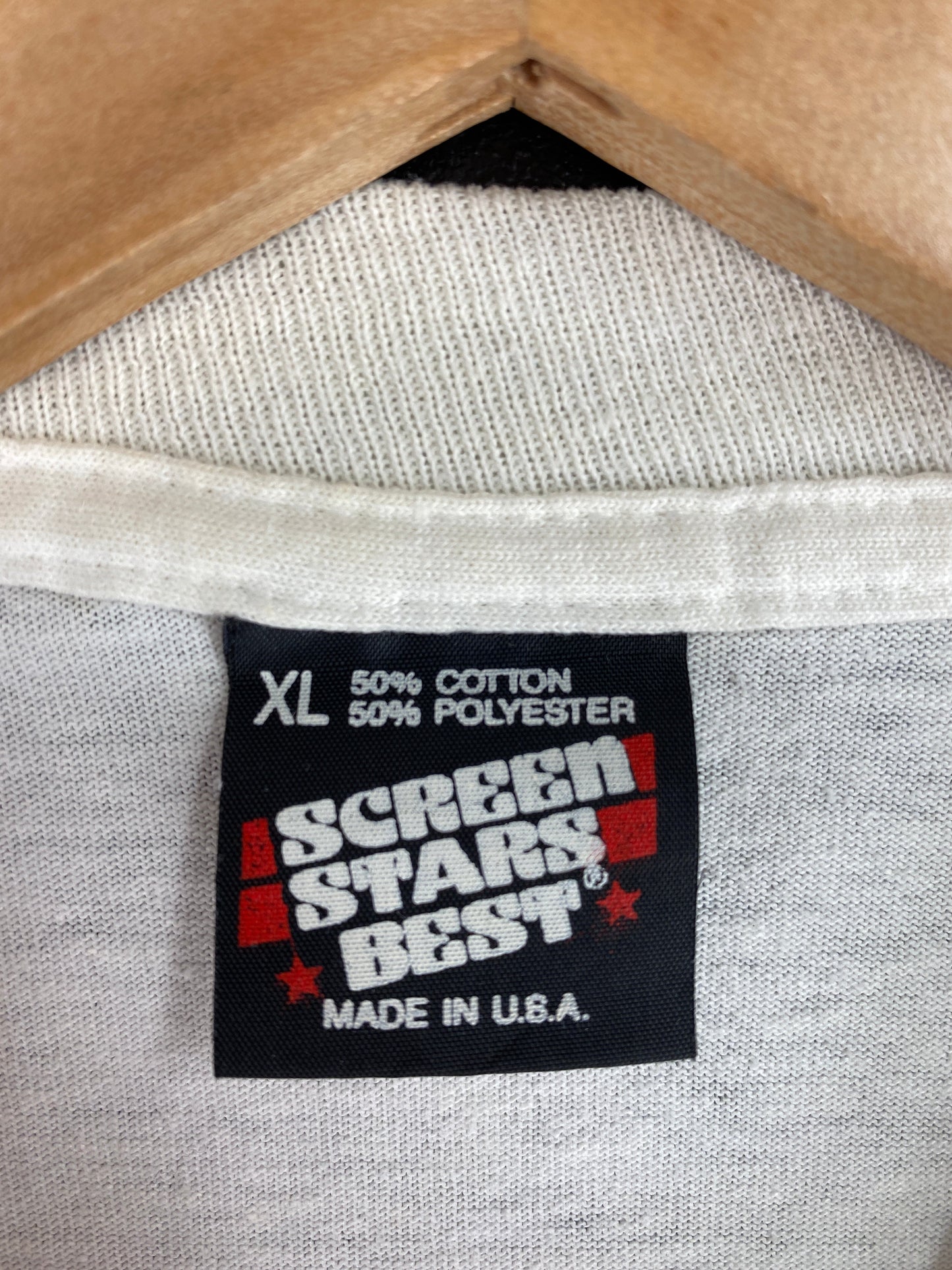 80’s WRLT RADIO LIGHTNING Made in USA Size XL Vintage T-Shirts / G2800T