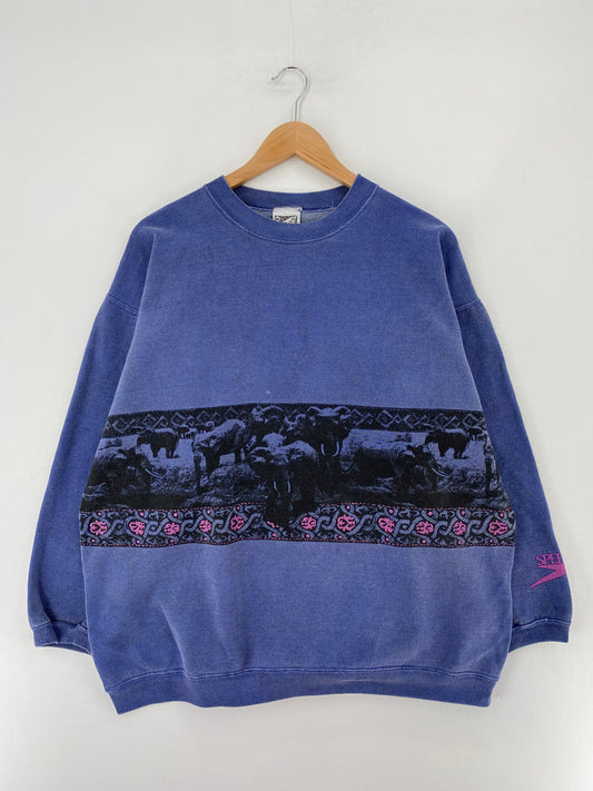 90’s SPEEDO Made in USA Size XL Vintage Sweat-Shirt / E7229S
