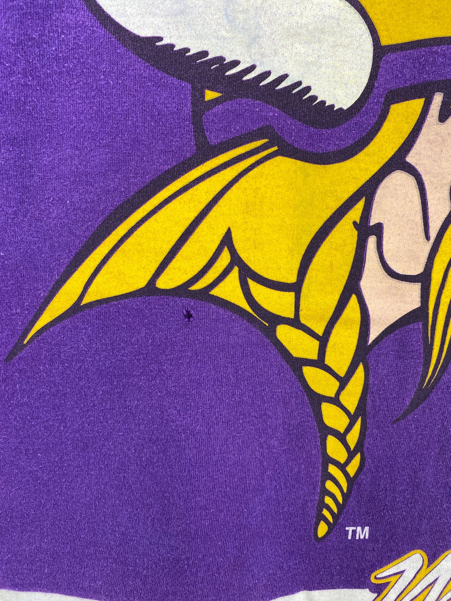 1994 SALEM x MINNESOTA VIKINGS Made in USA Size XL Vintage NFL T-shirt / E9436T